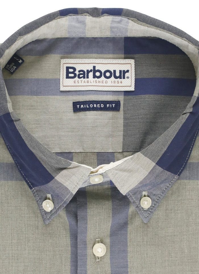 Barbour Shirts Green Cotton