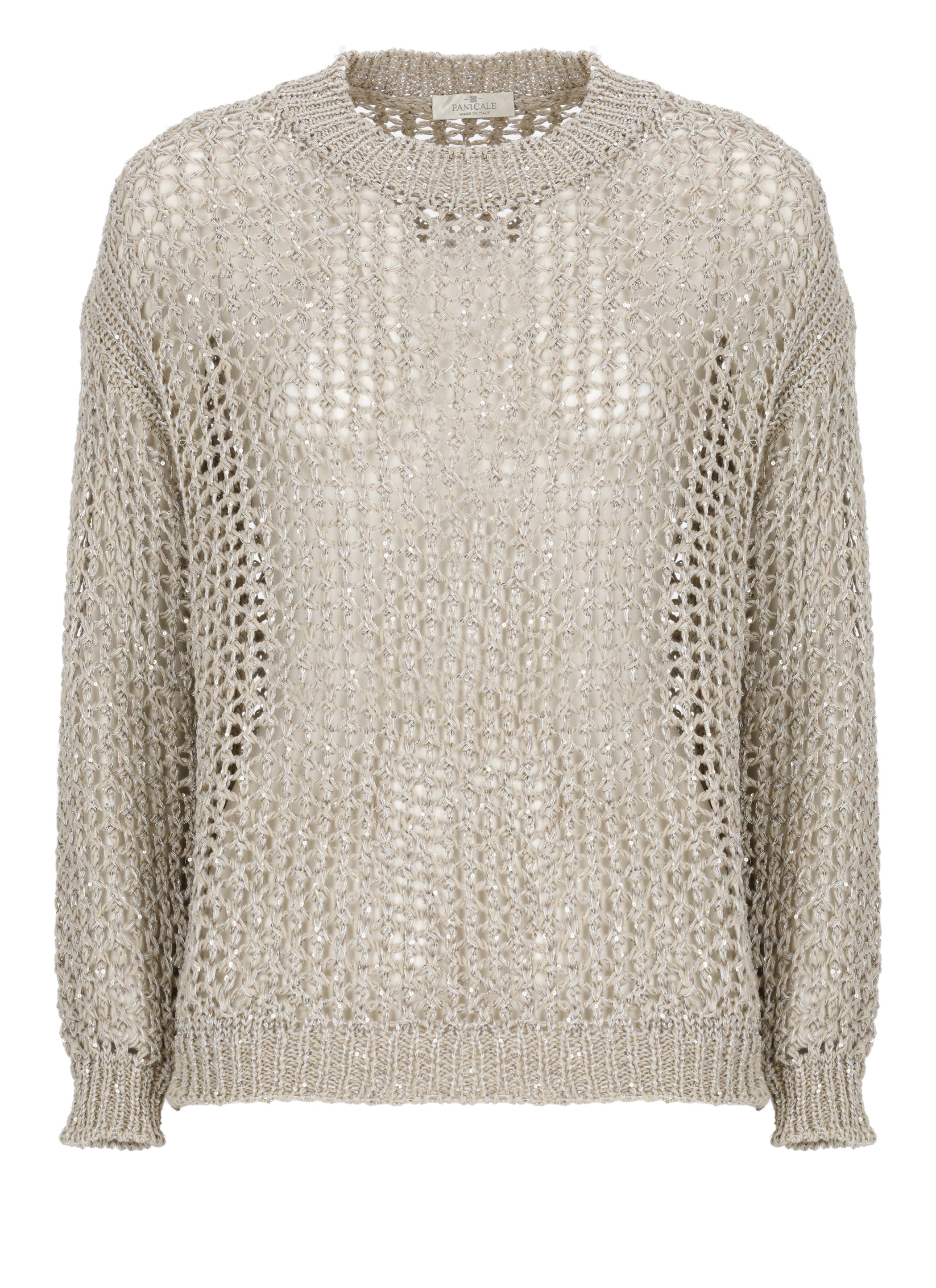 Panicale Sweaters Beige Cotton Polyester