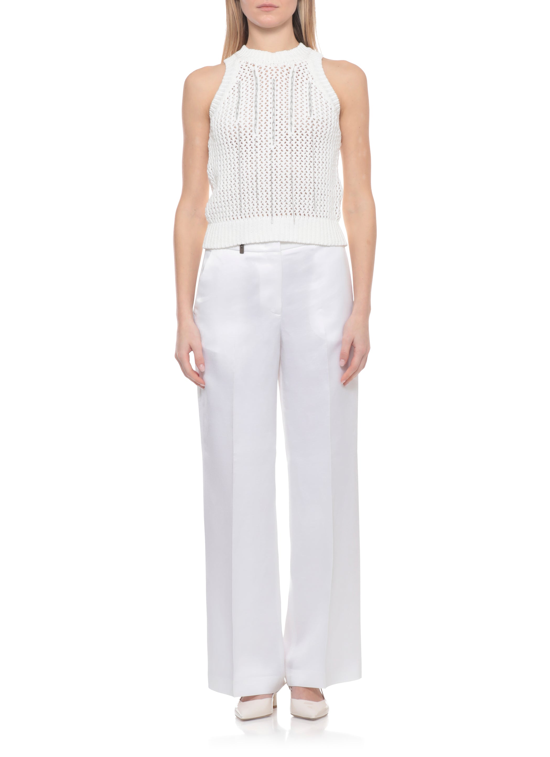 Peserico Top Ivory Cotton