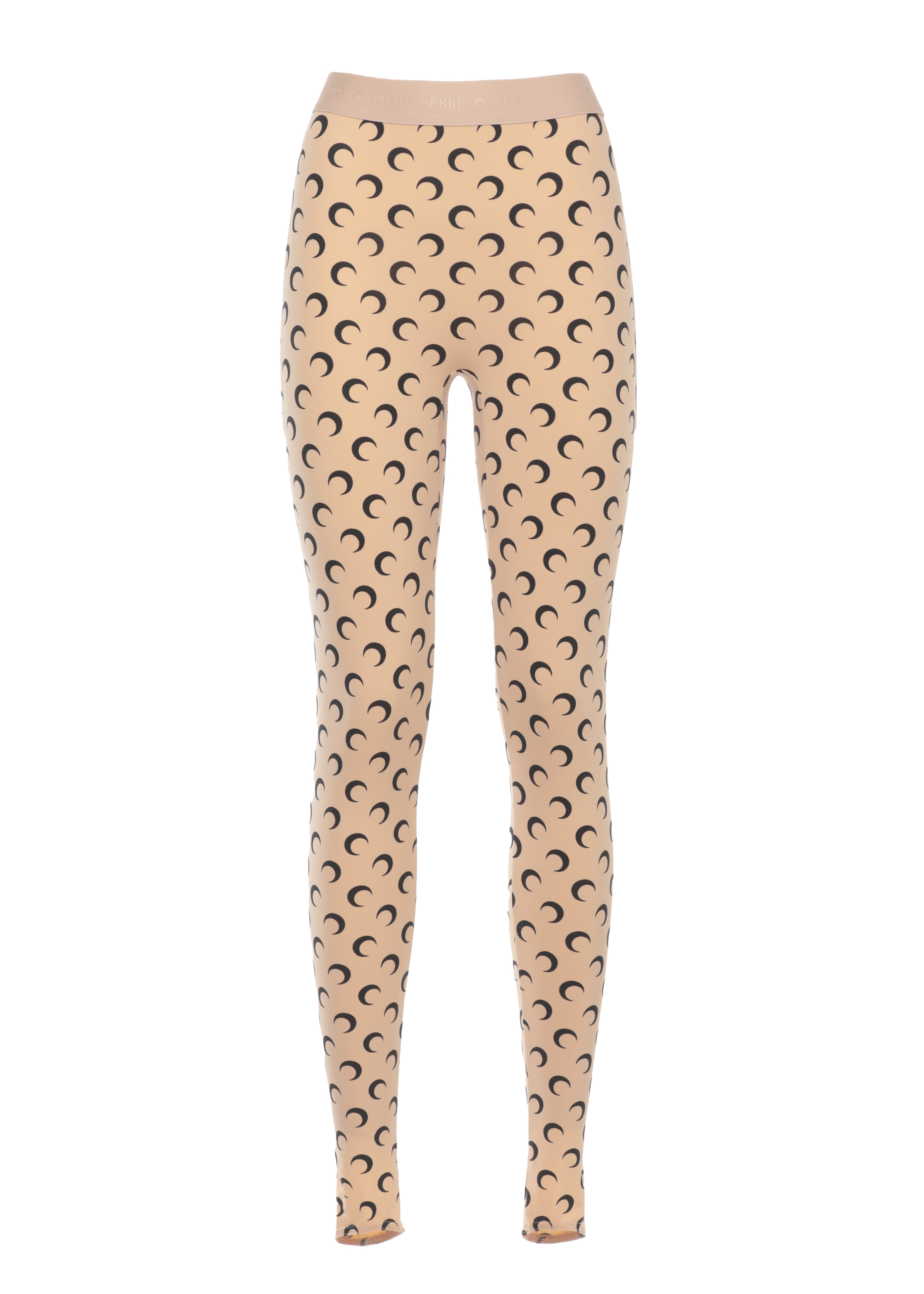 MARINE SERRE Trousers Beige Polyamide Elastane