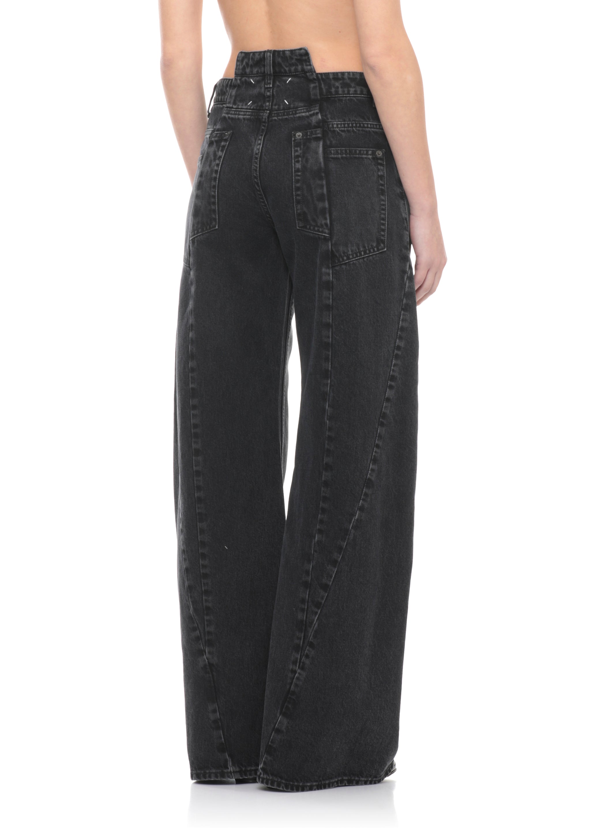Maison Margiela Jeans Black Cotton