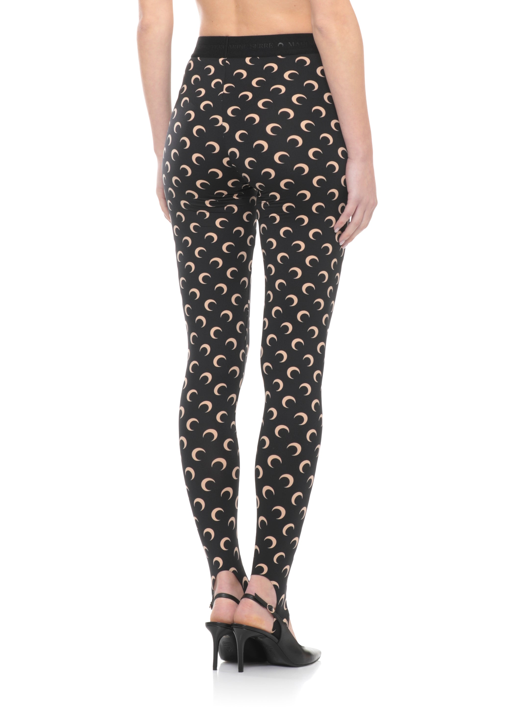 MARINE SERRE Trousers Black Polyamide Elastane
