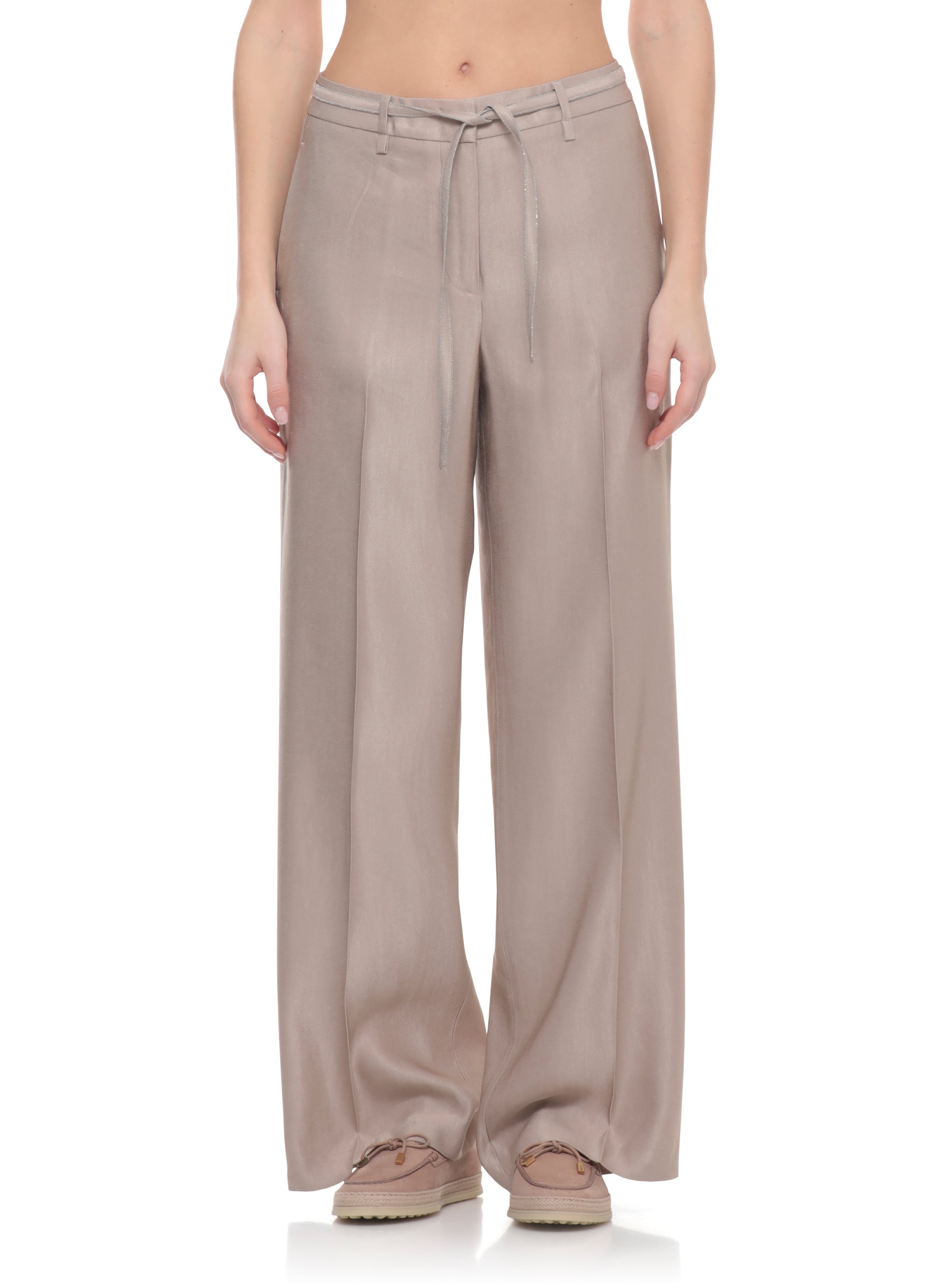 Peserico Trousers Beige