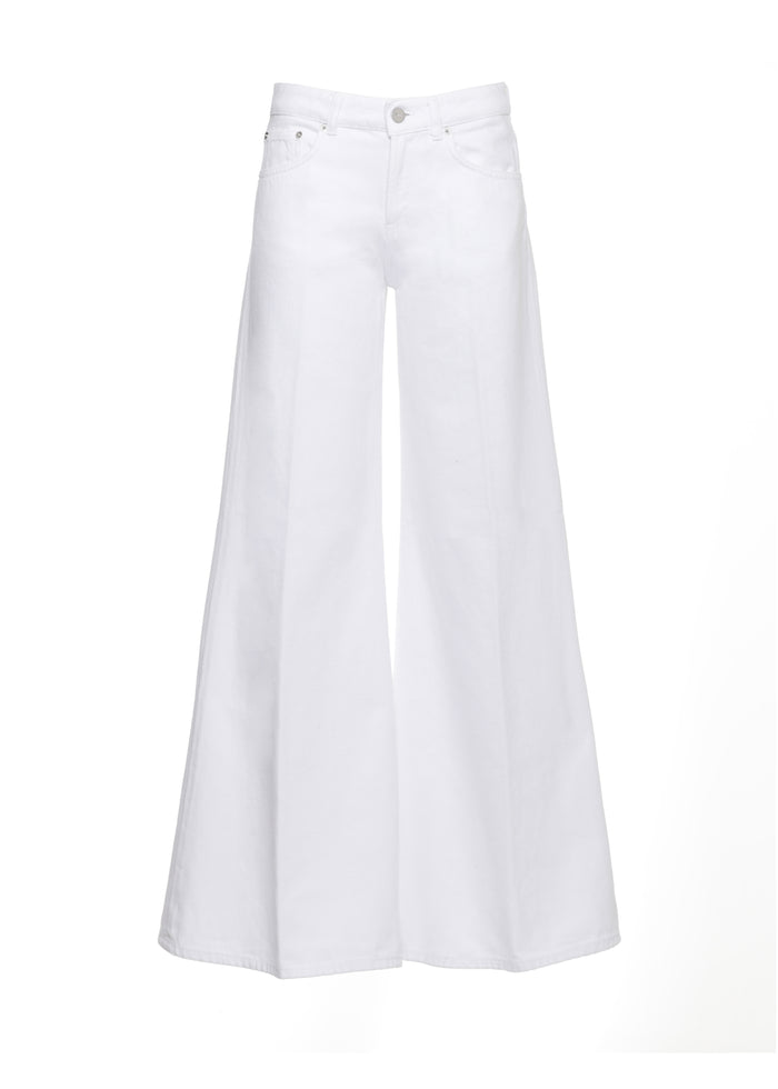 Dondup Jeans White Cotton