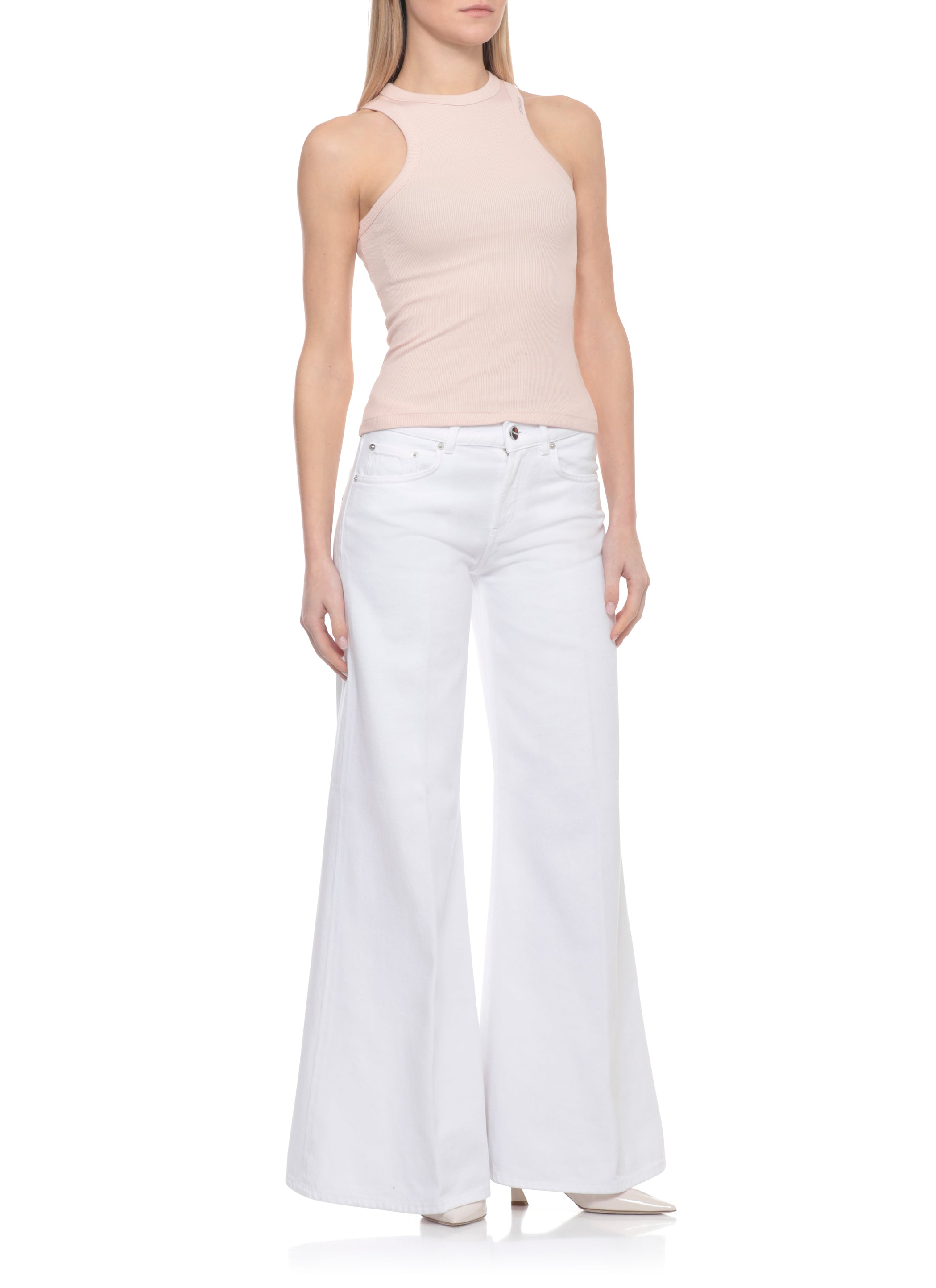 Dondup Jeans White Cotton