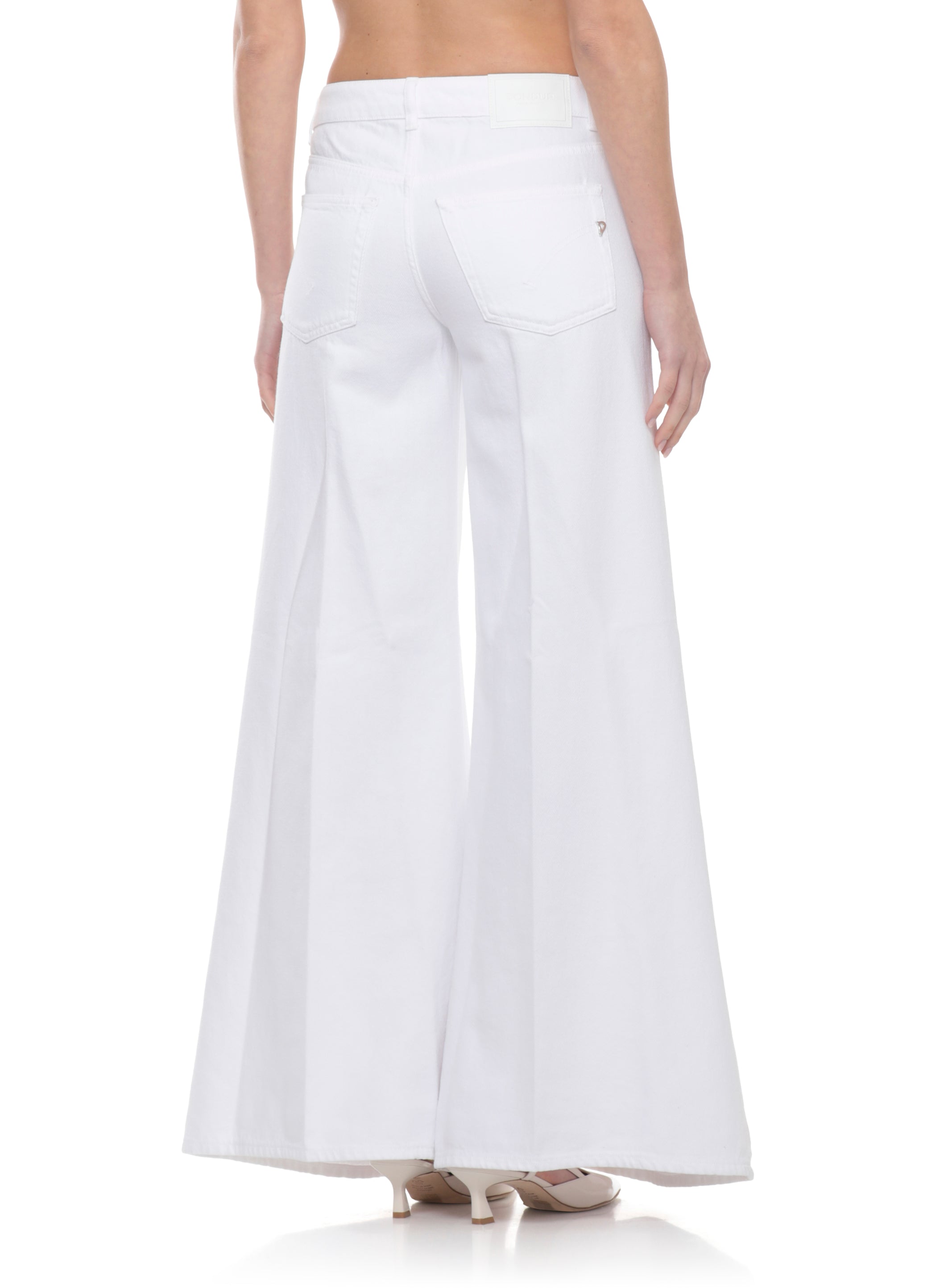 Dondup Jeans White Cotton