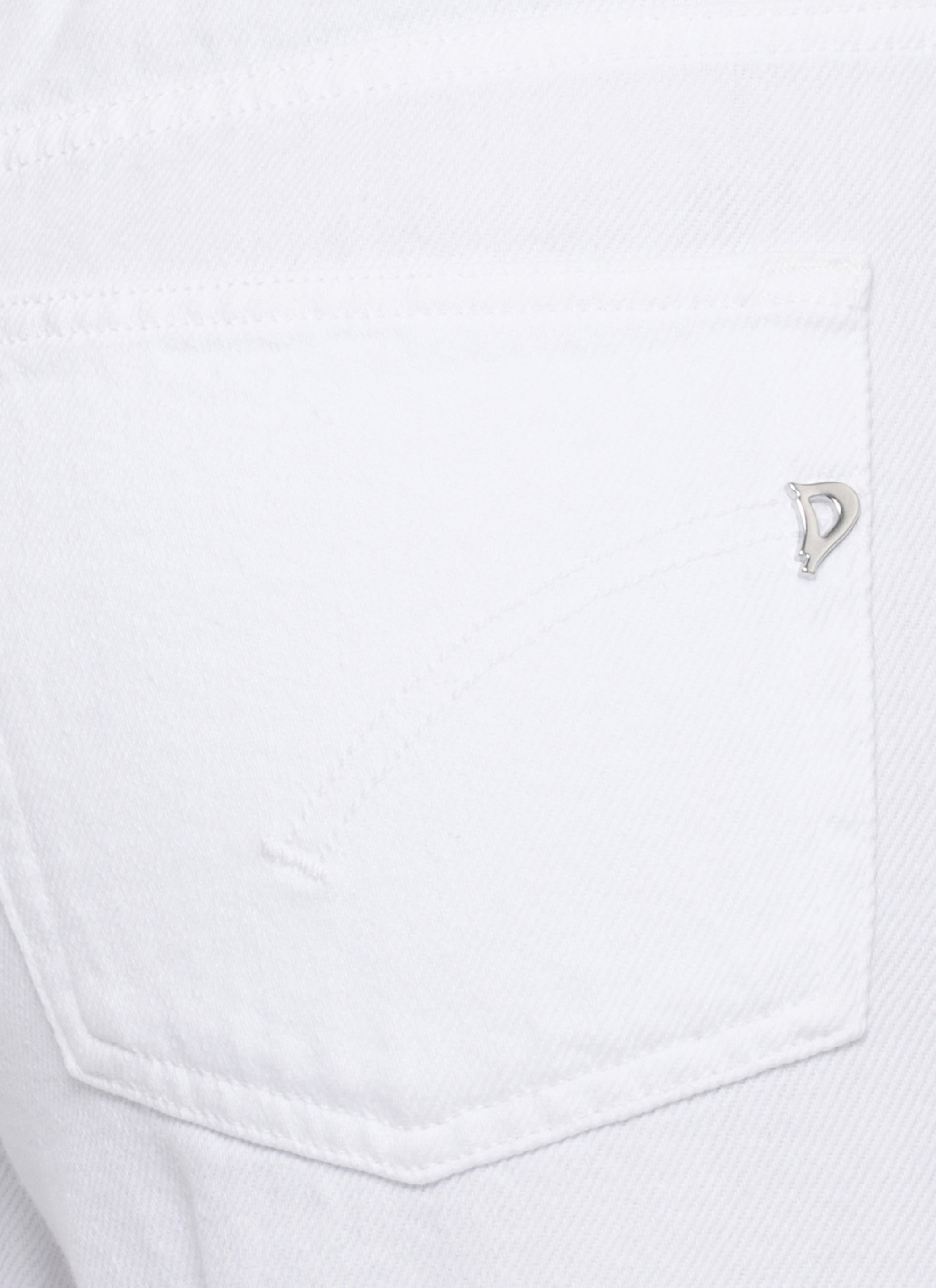 Dondup Jeans White Cotton