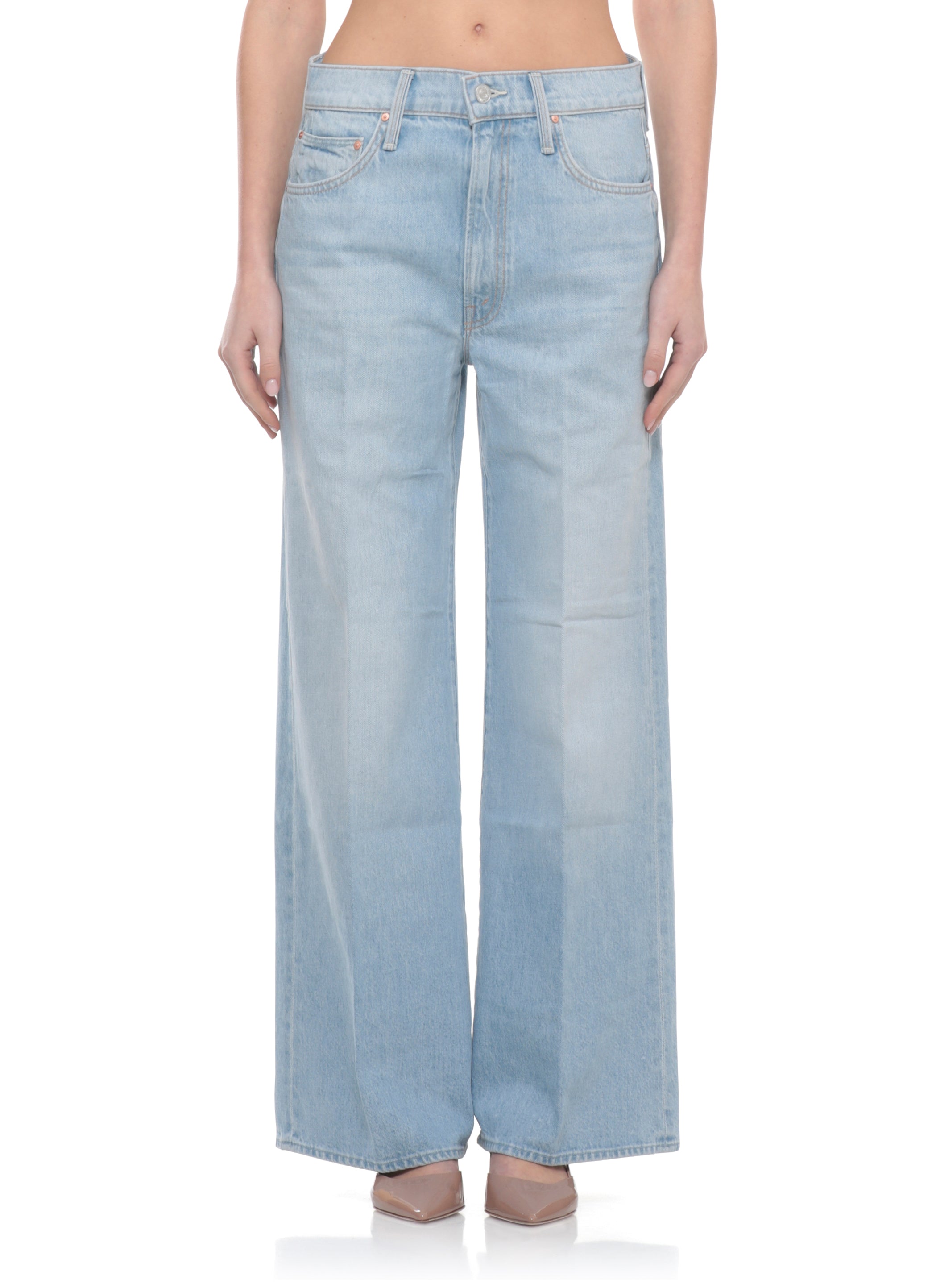 Mother Jeans Light Blue Cotton