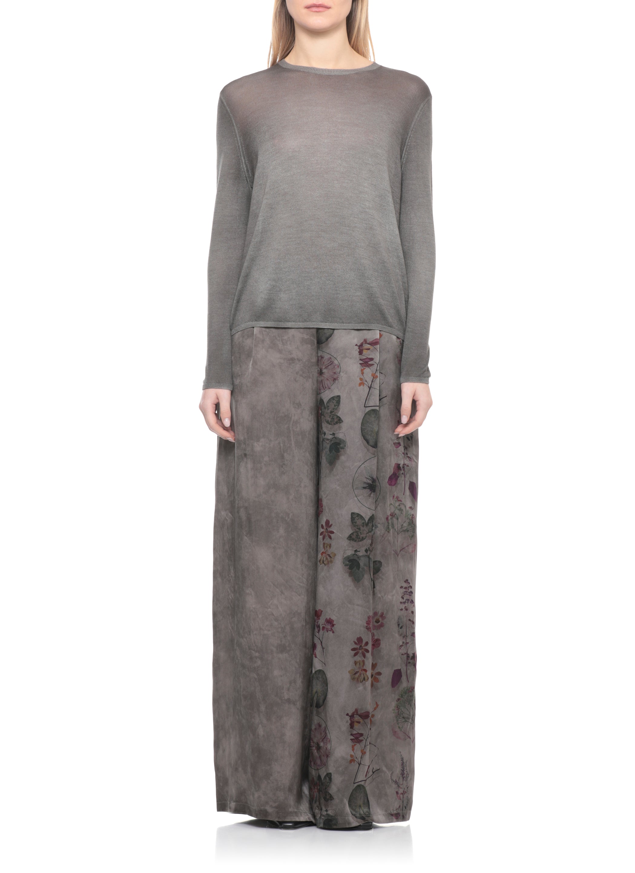 Avant Toi Sweaters Grey Cashmere Silk