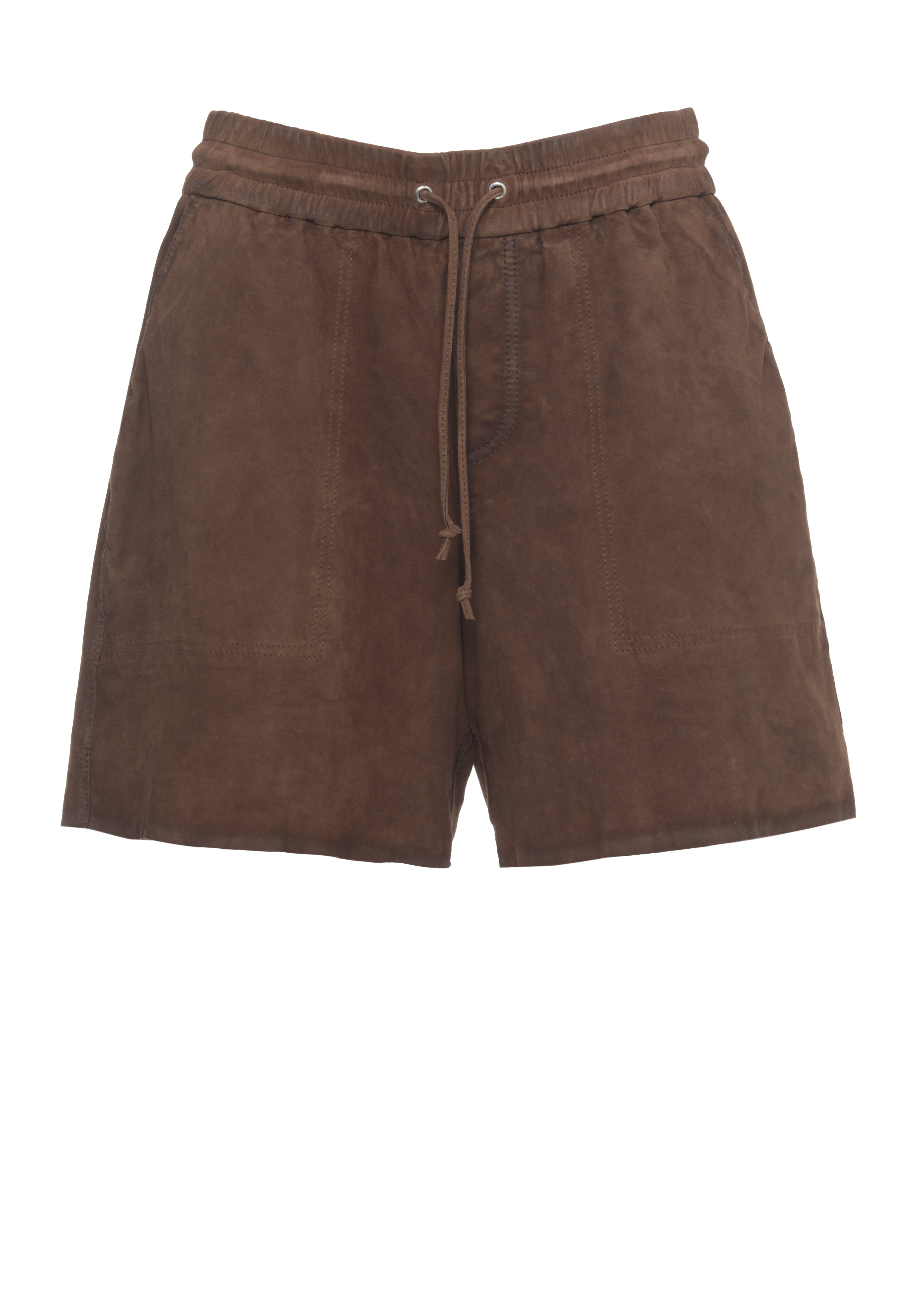 Parosh Shorts Brown Goatskin