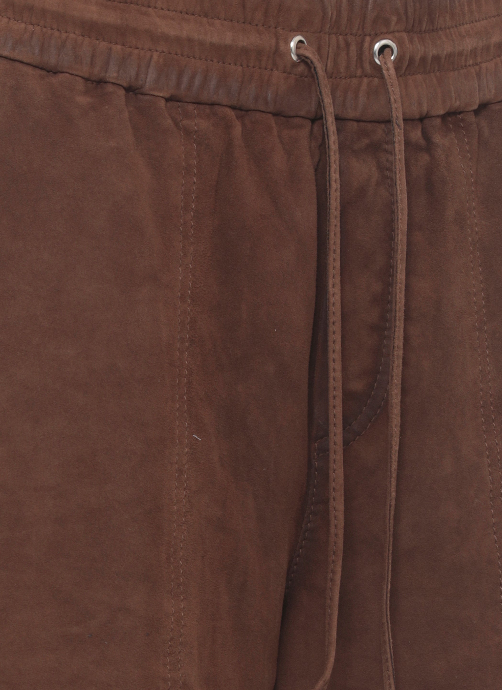 Parosh Shorts Brown Goatskin