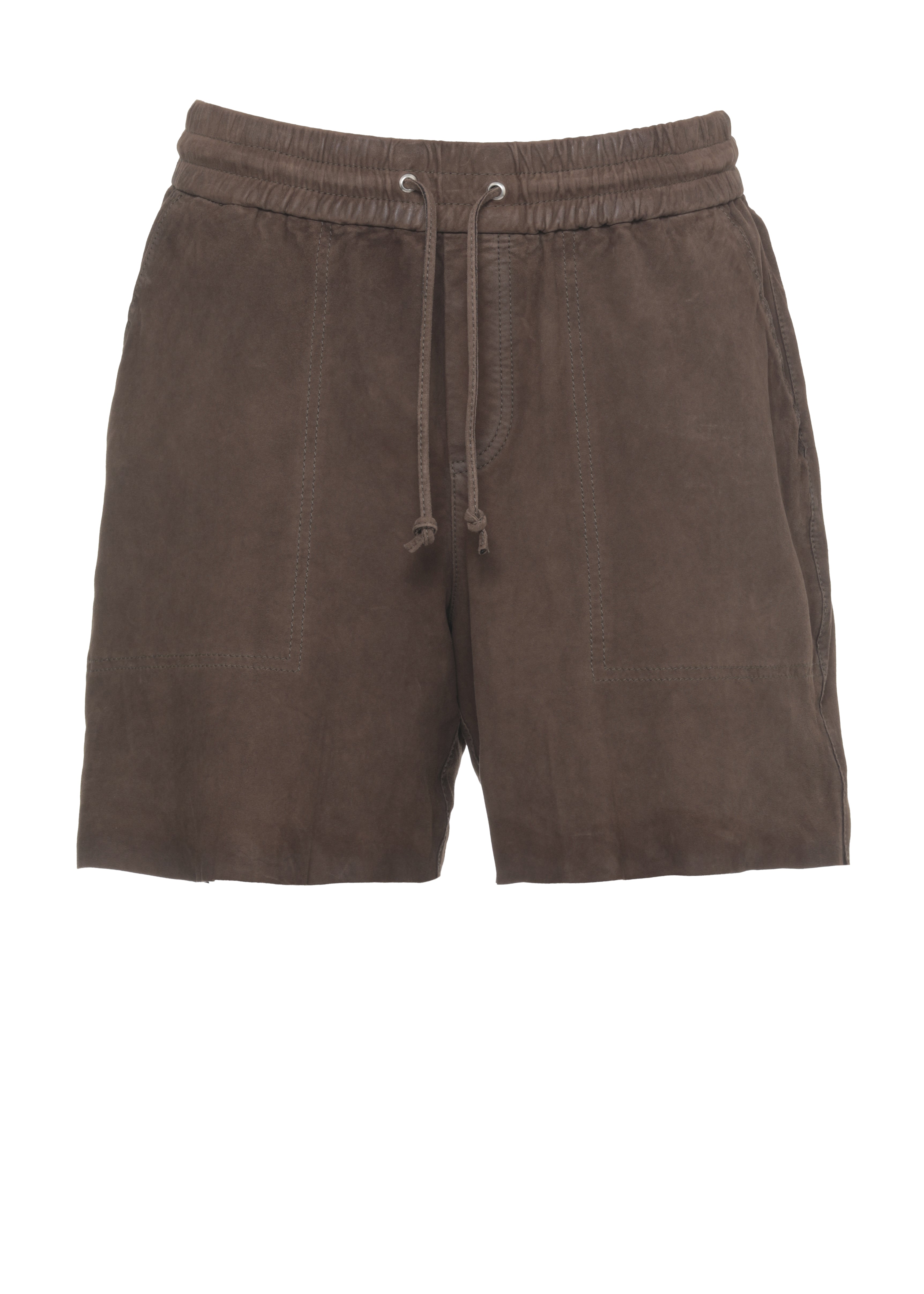 Parosh Shorts Brown Goatskin