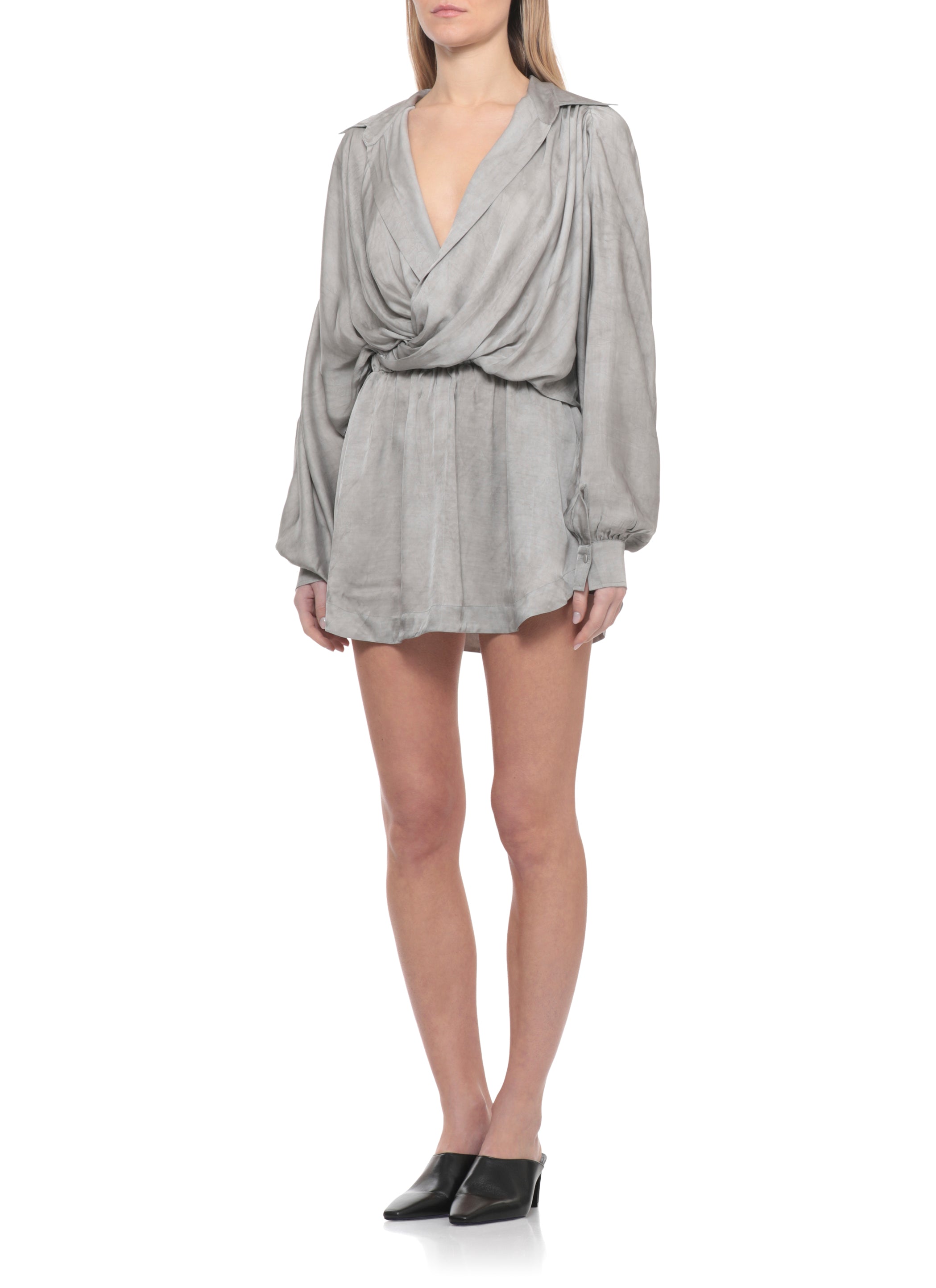 THE ANDAMANE Dresses Grey Viscose