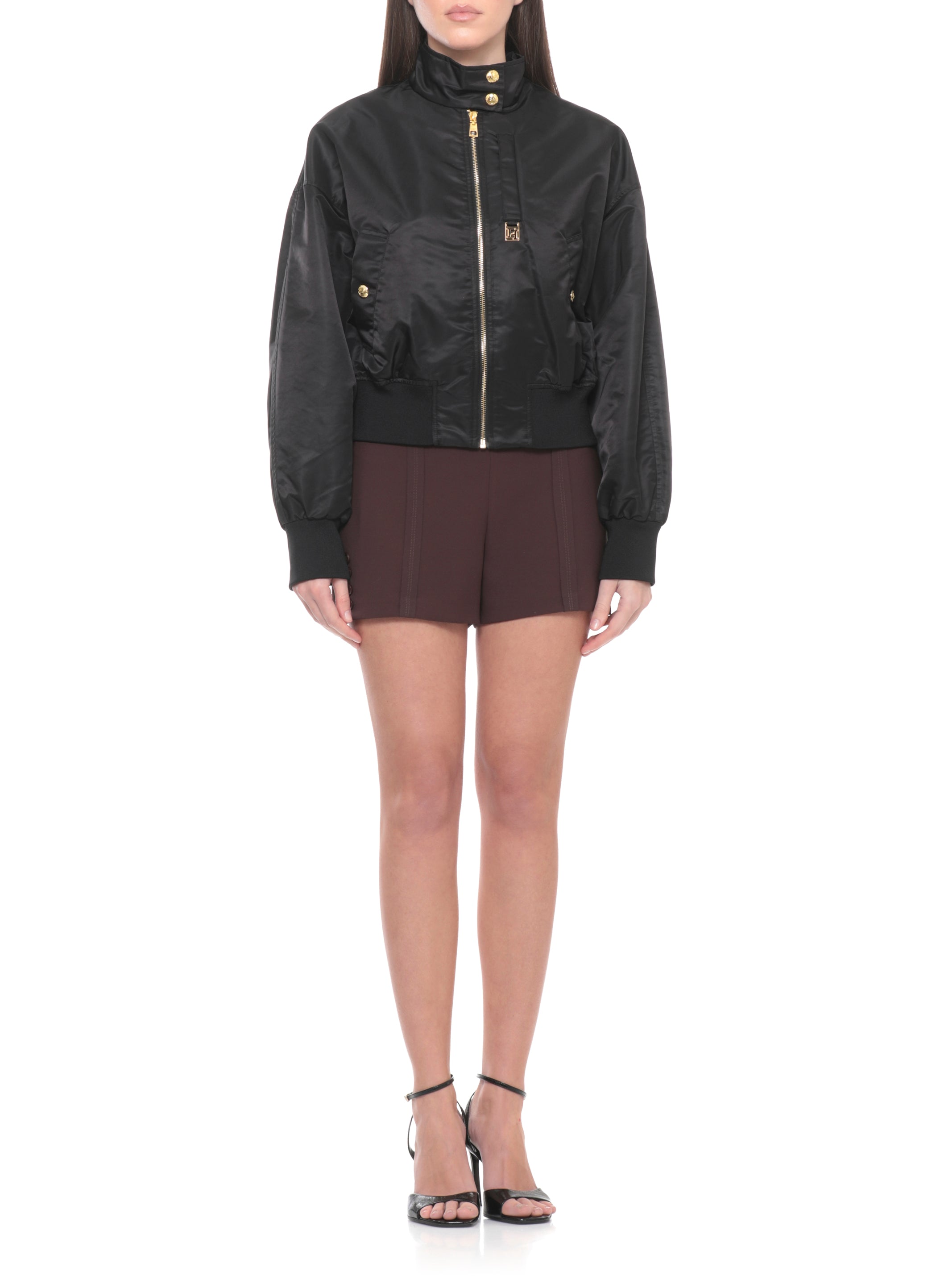 Elisabetta Franchi Coats Black