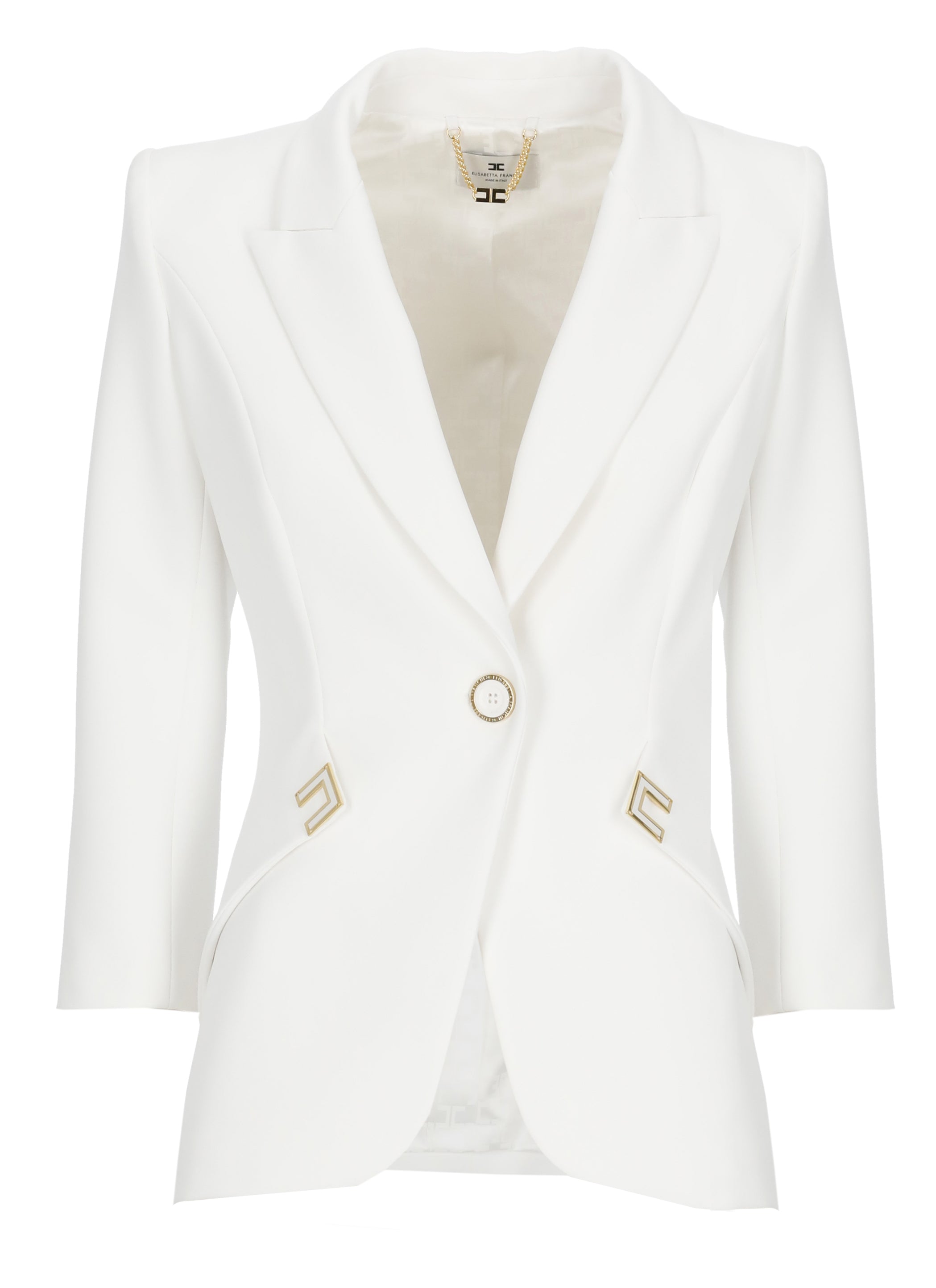 Elisabetta Franchi Jackets Ivory