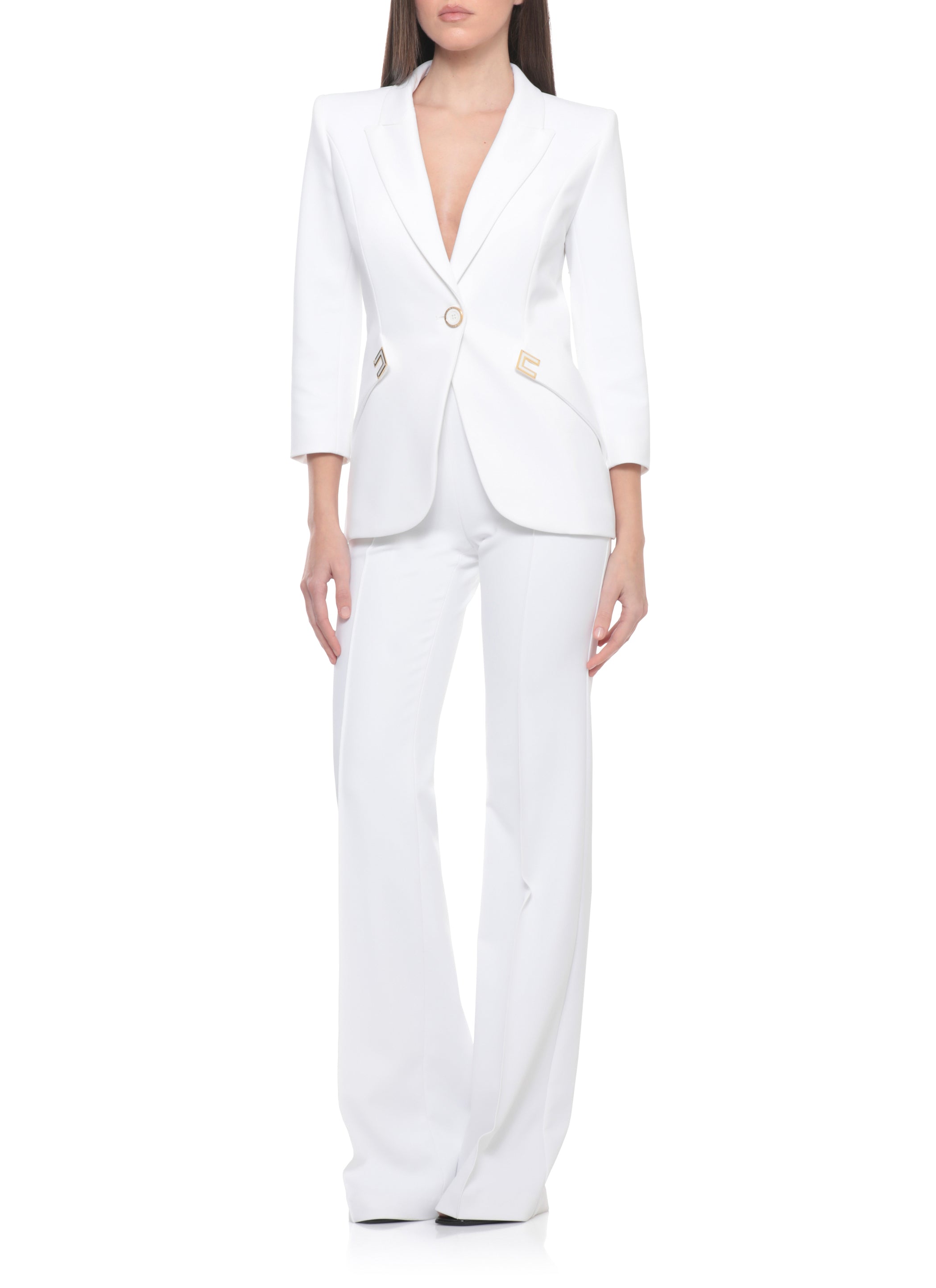 Elisabetta Franchi Jackets Ivory