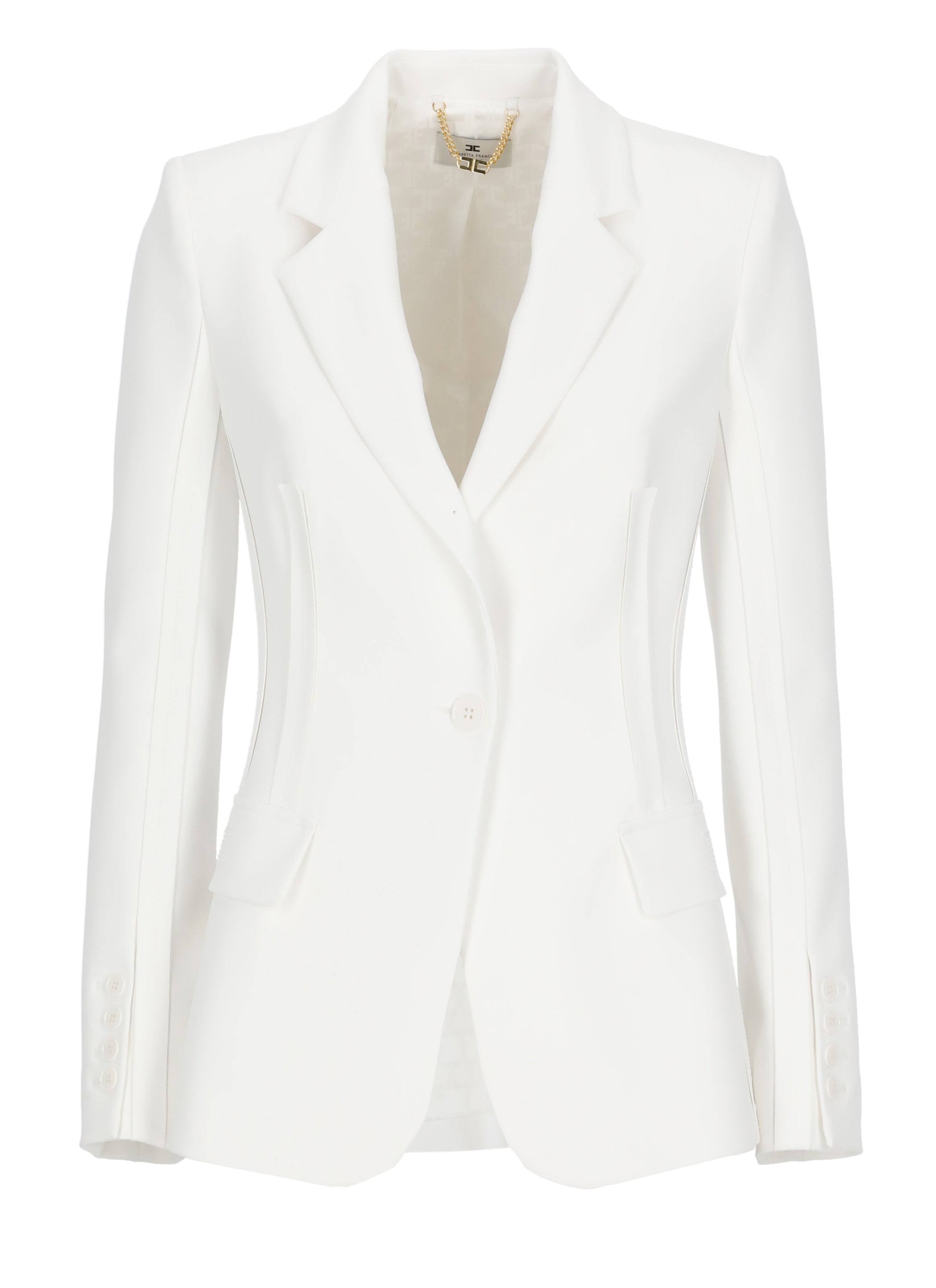 Elisabetta Franchi Jackets Ivory
