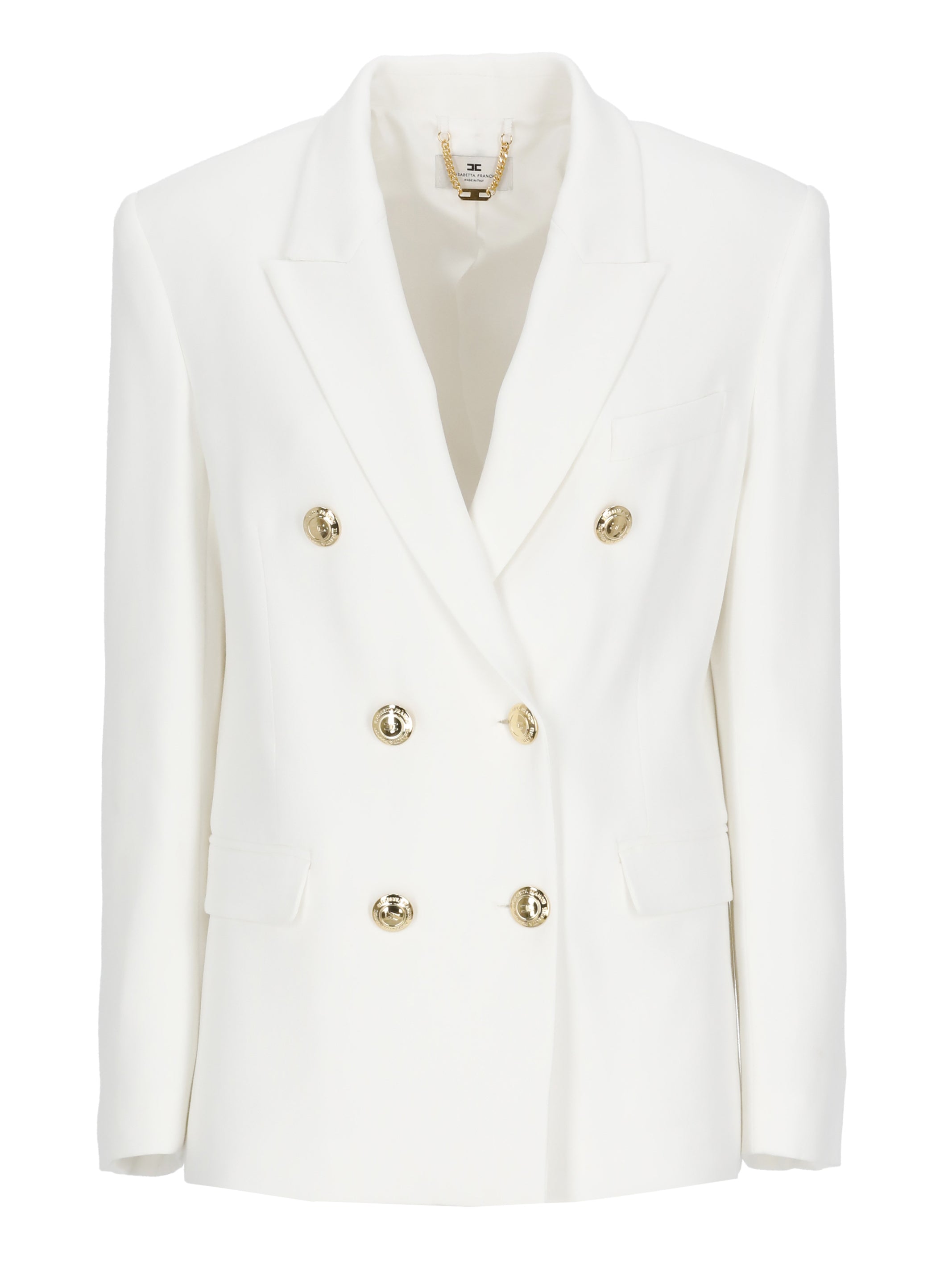 Elisabetta Franchi Jackets Ivory