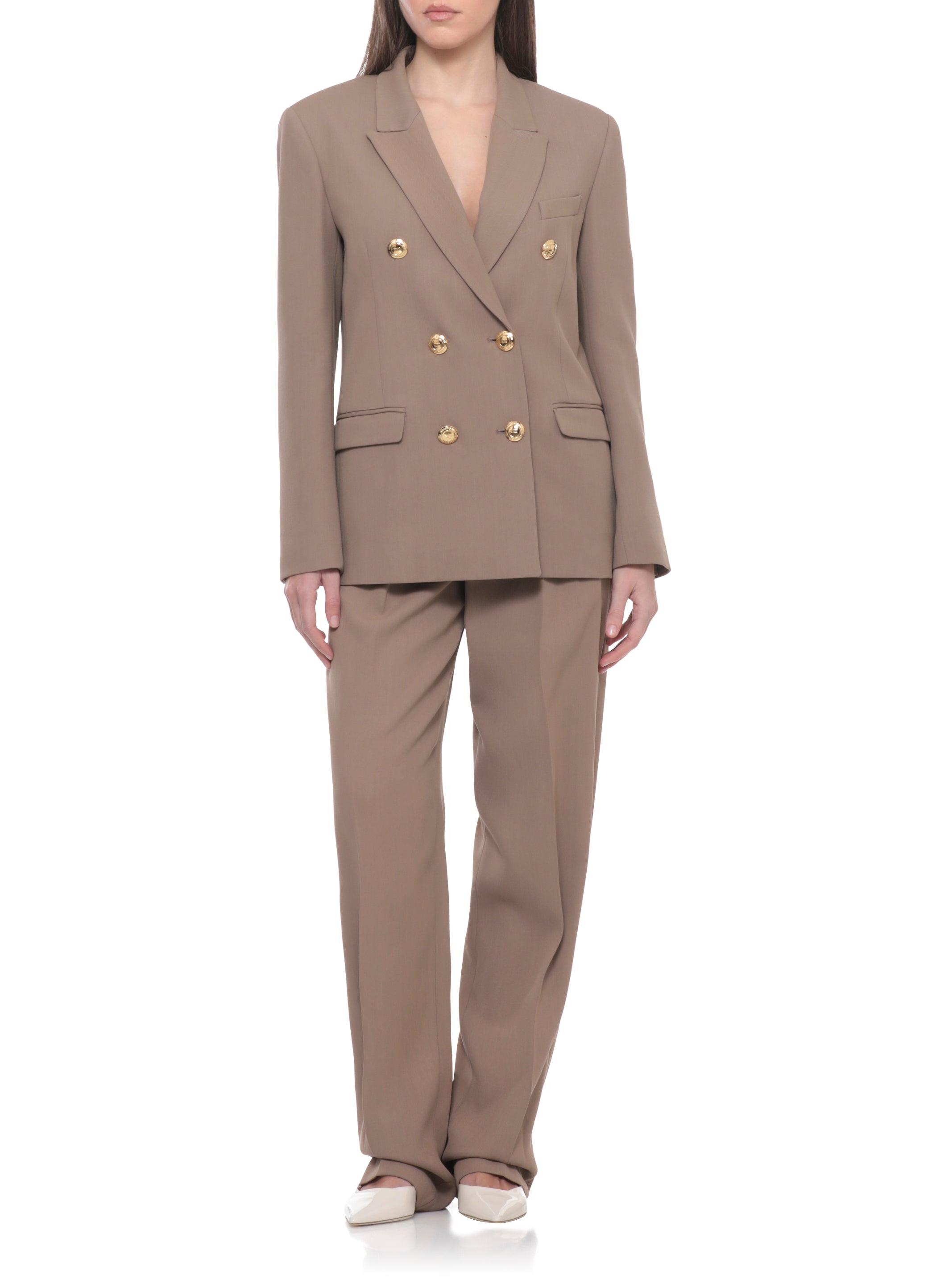 Elisabetta Franchi Jackets Brown