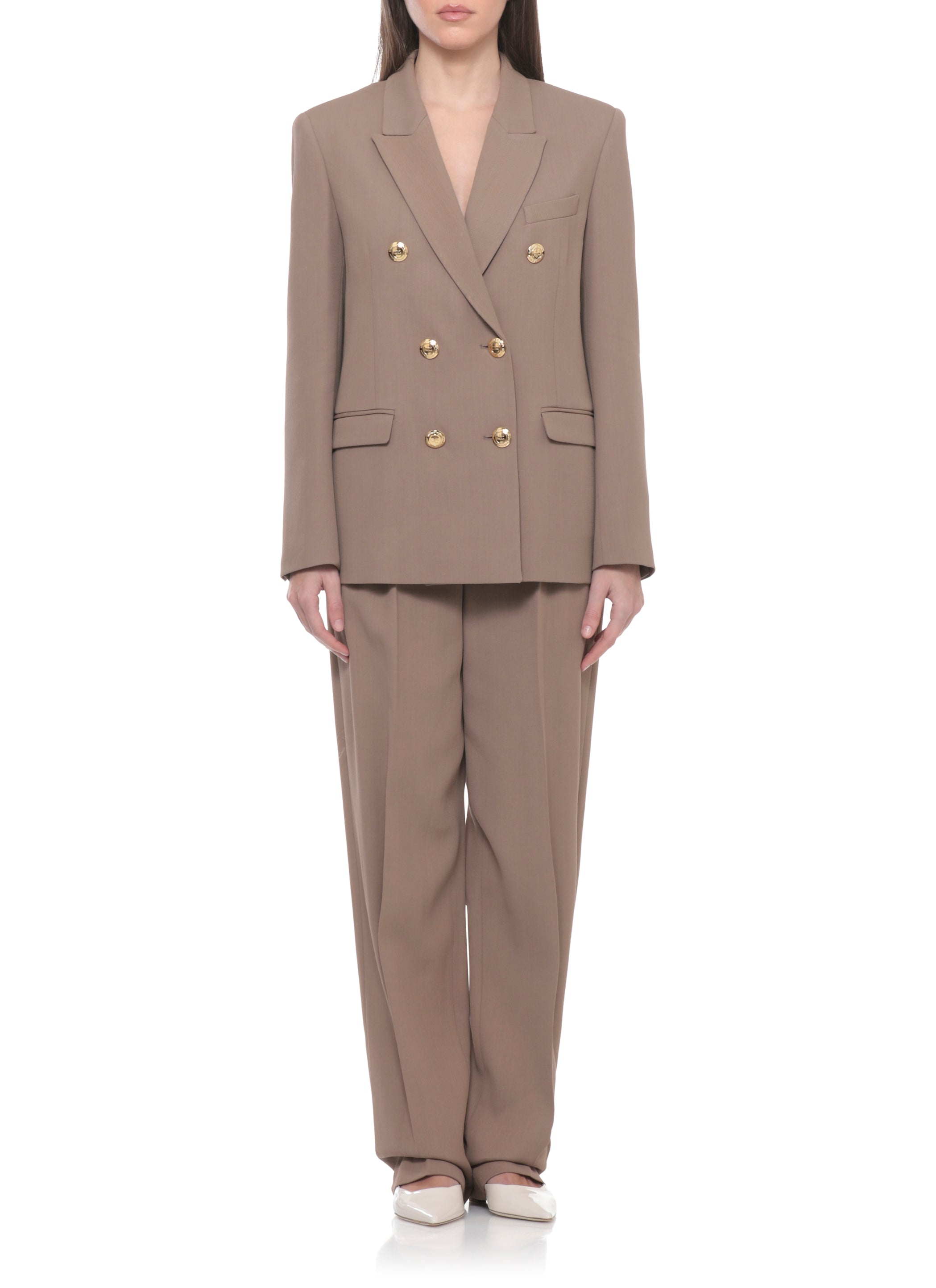 Elisabetta Franchi Jackets Brown