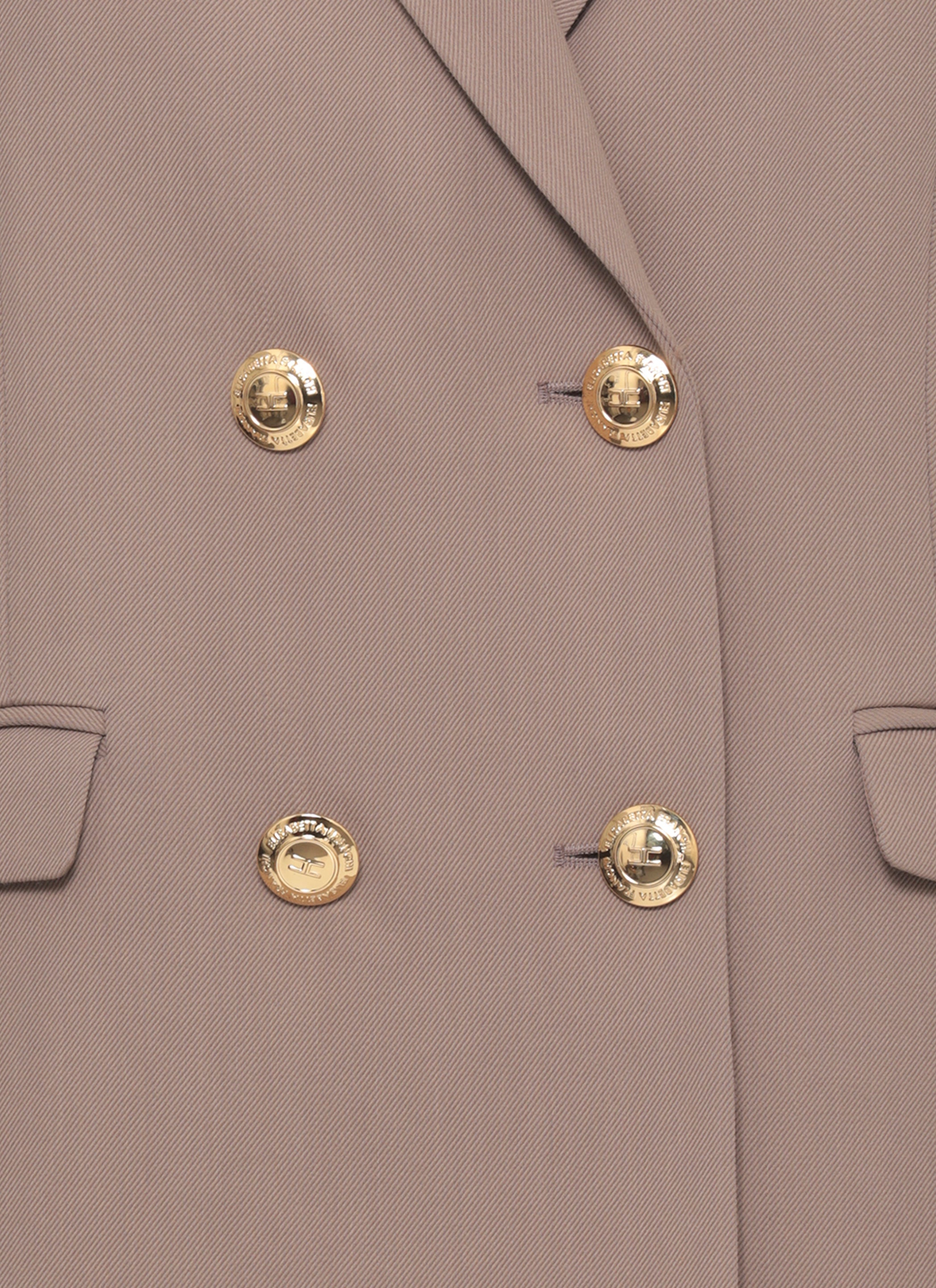 Elisabetta Franchi Jackets Brown