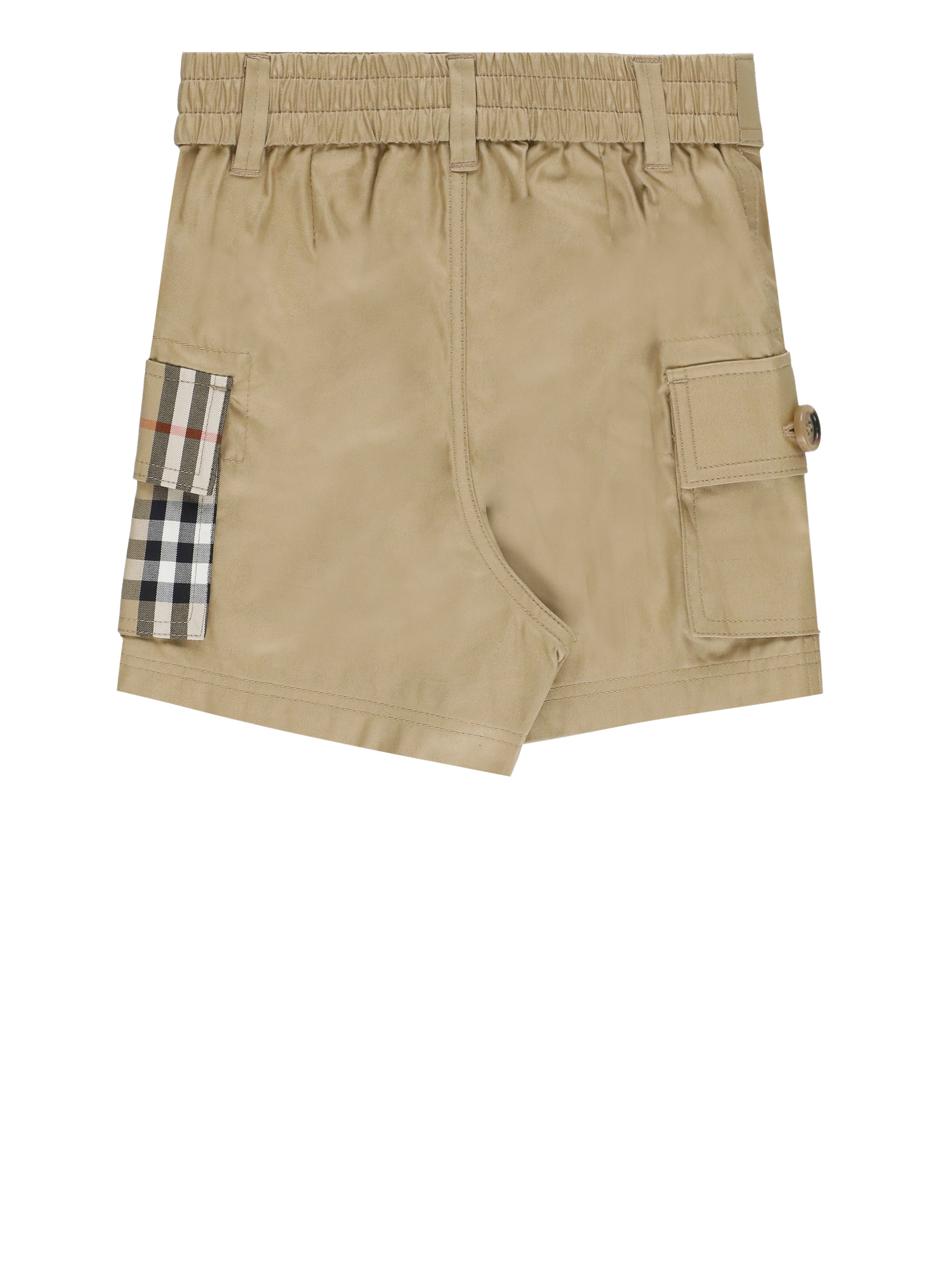 Burberry Shorts Beige Cotton