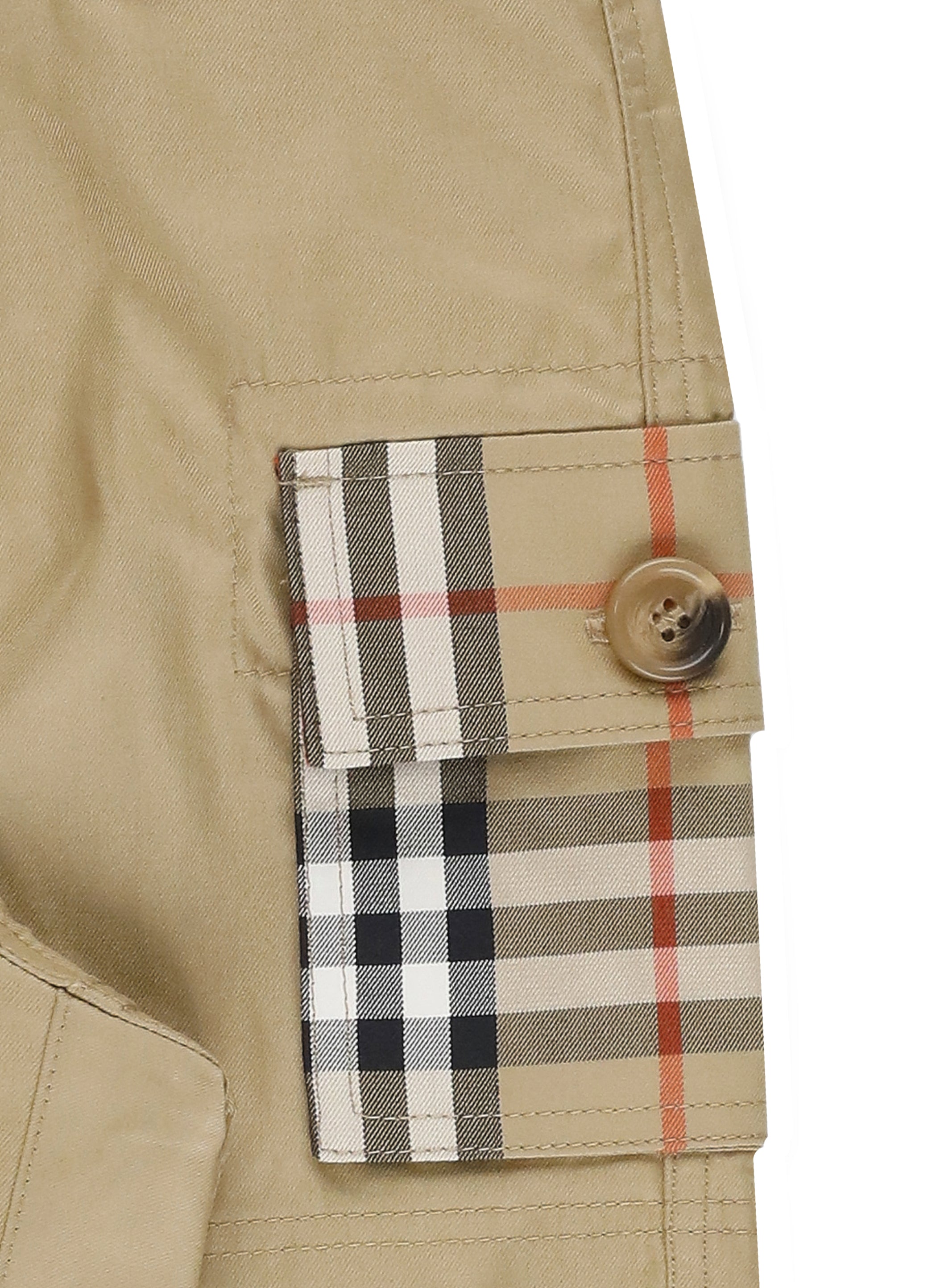 Burberry Shorts Beige Cotton