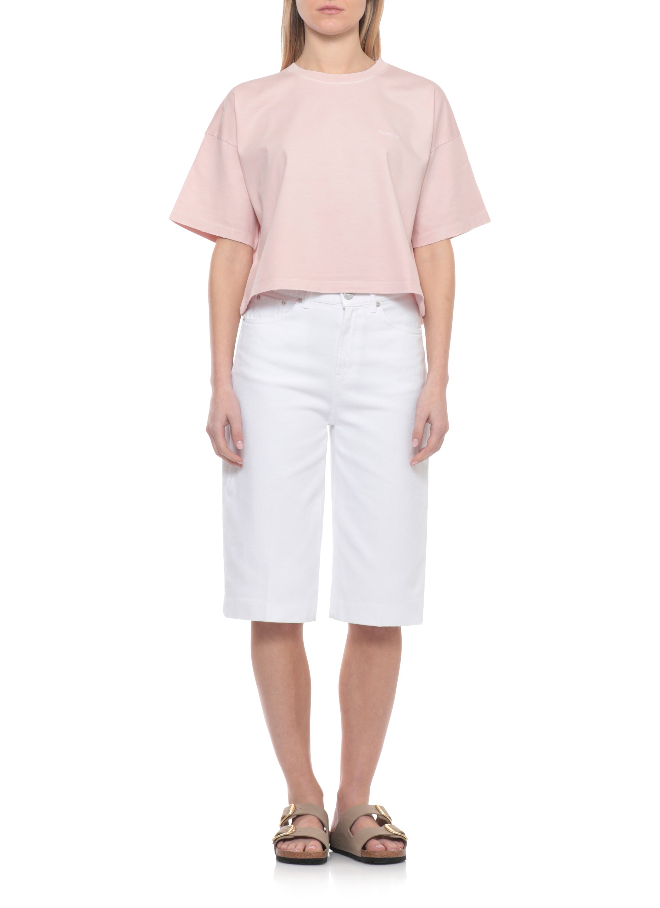 Dondup T-shirts and Polos Pink Cotton