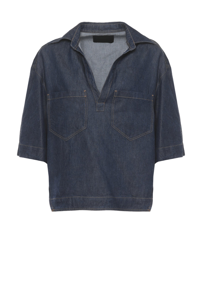 Dondup Shirts Blue Lyocell