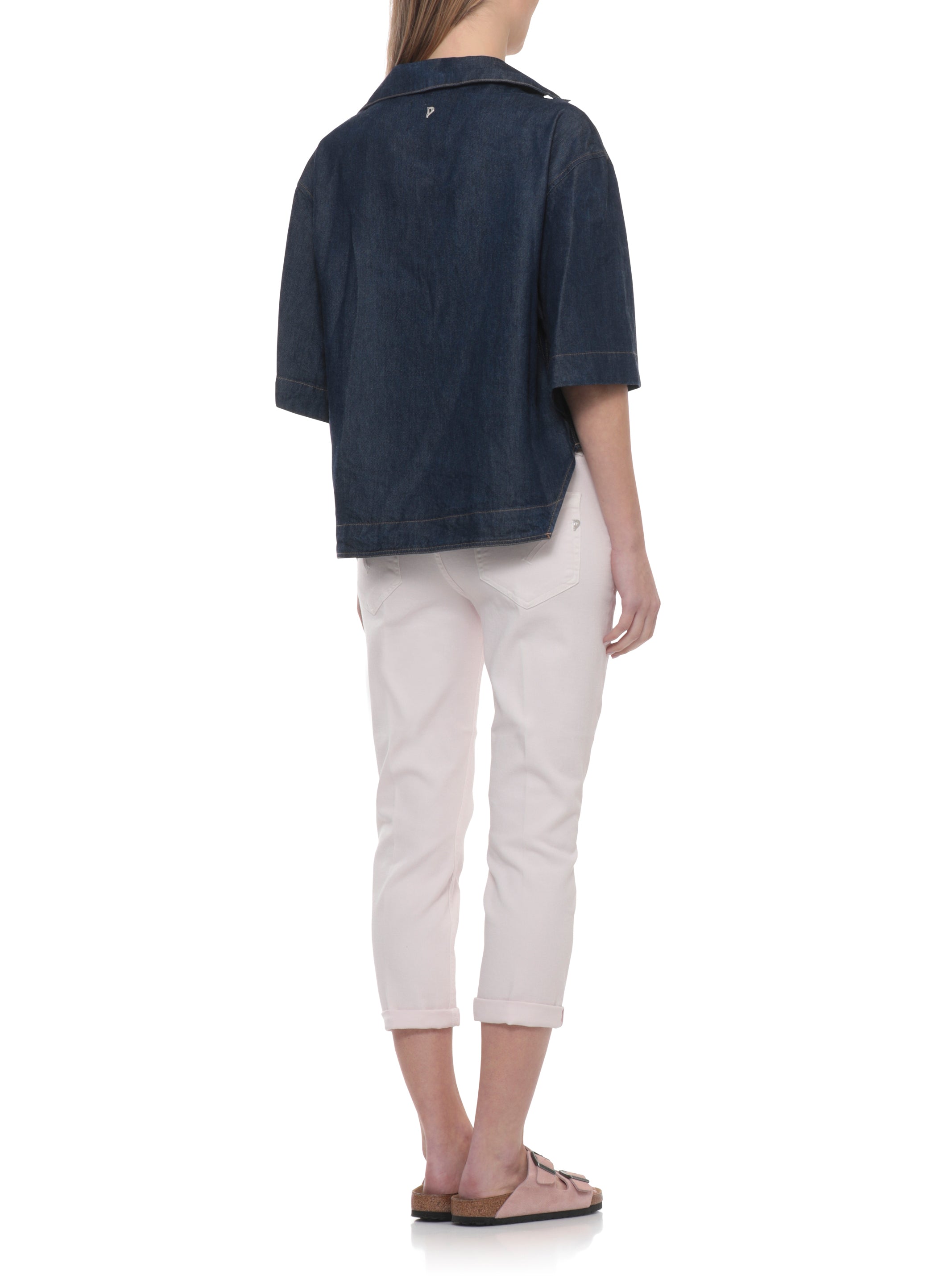 Dondup Shirts Blue Lyocell