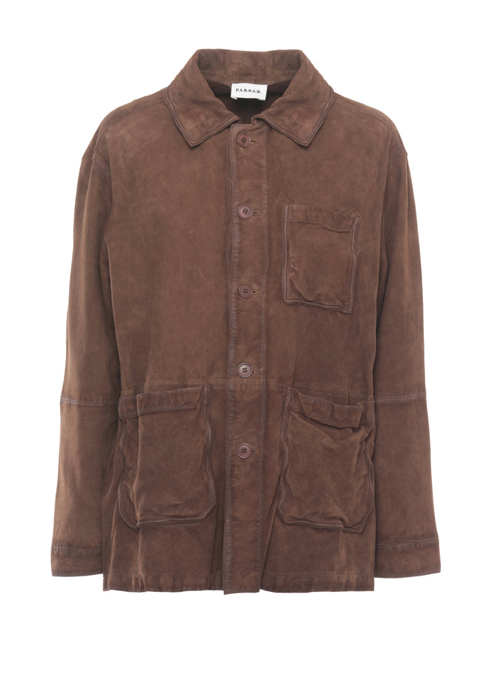 Parosh Jackets Brown Goatskin