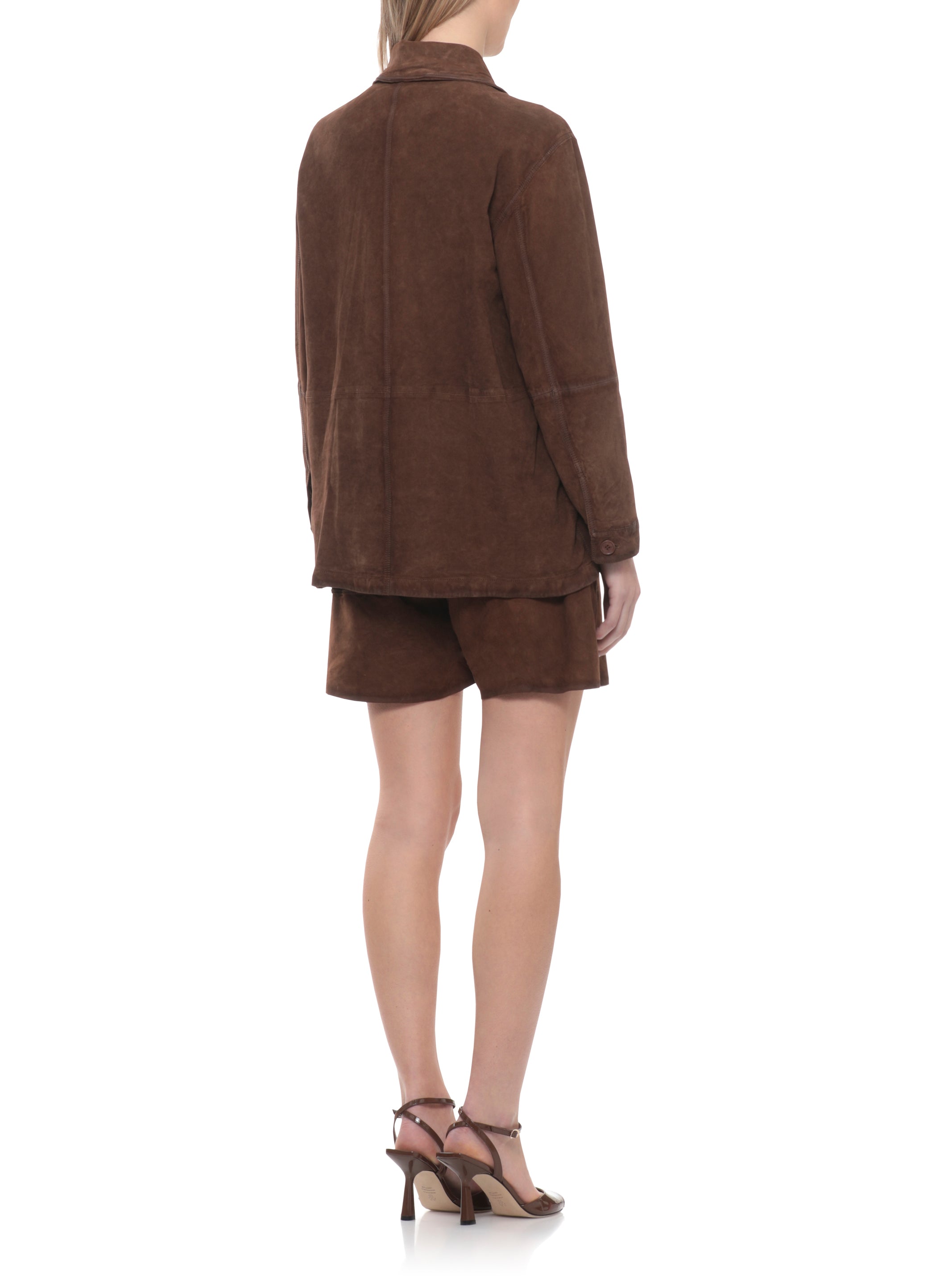 Parosh Jackets Brown Goatskin