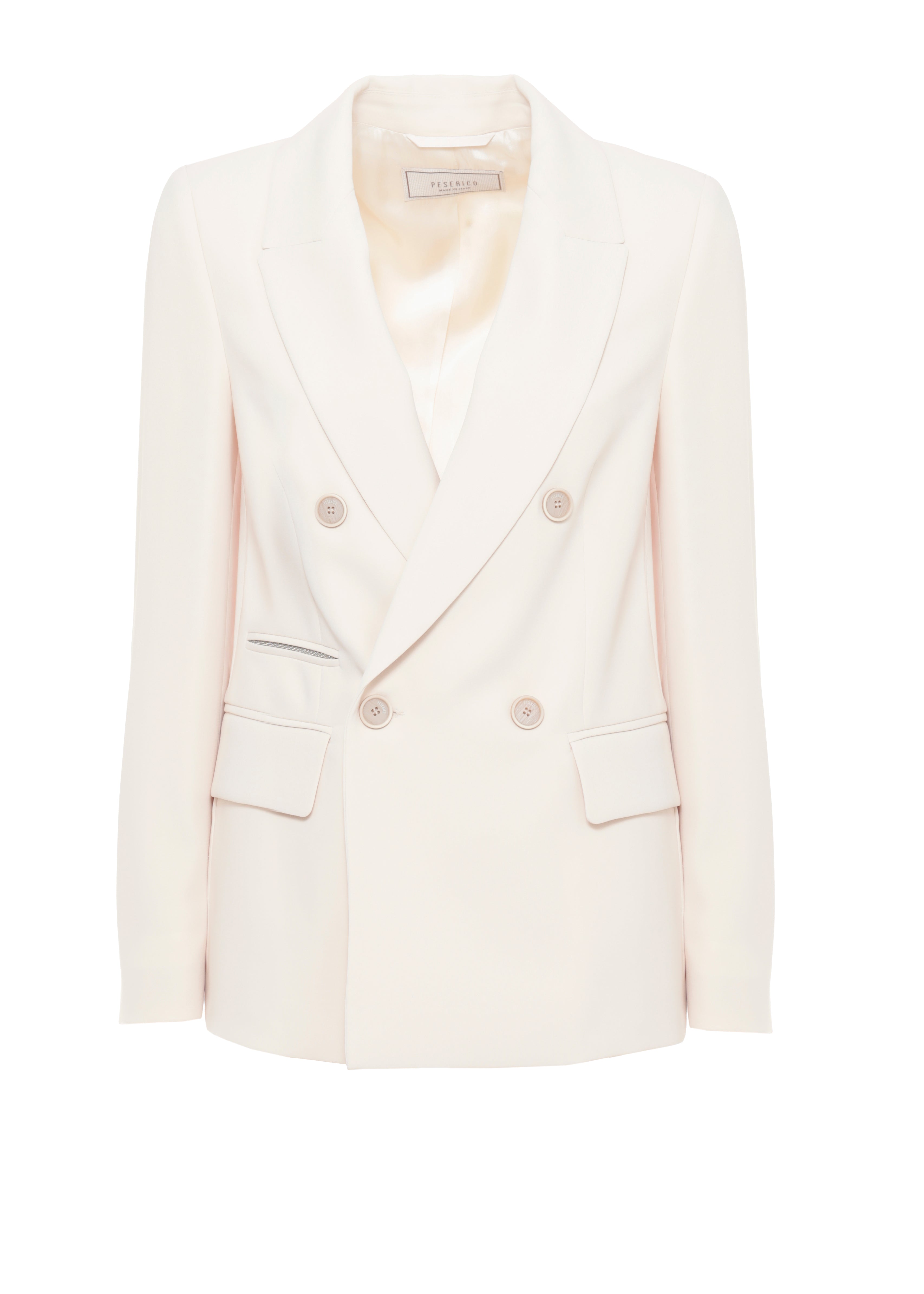 Peserico Jackets Beige Polyester Lining: Viscose