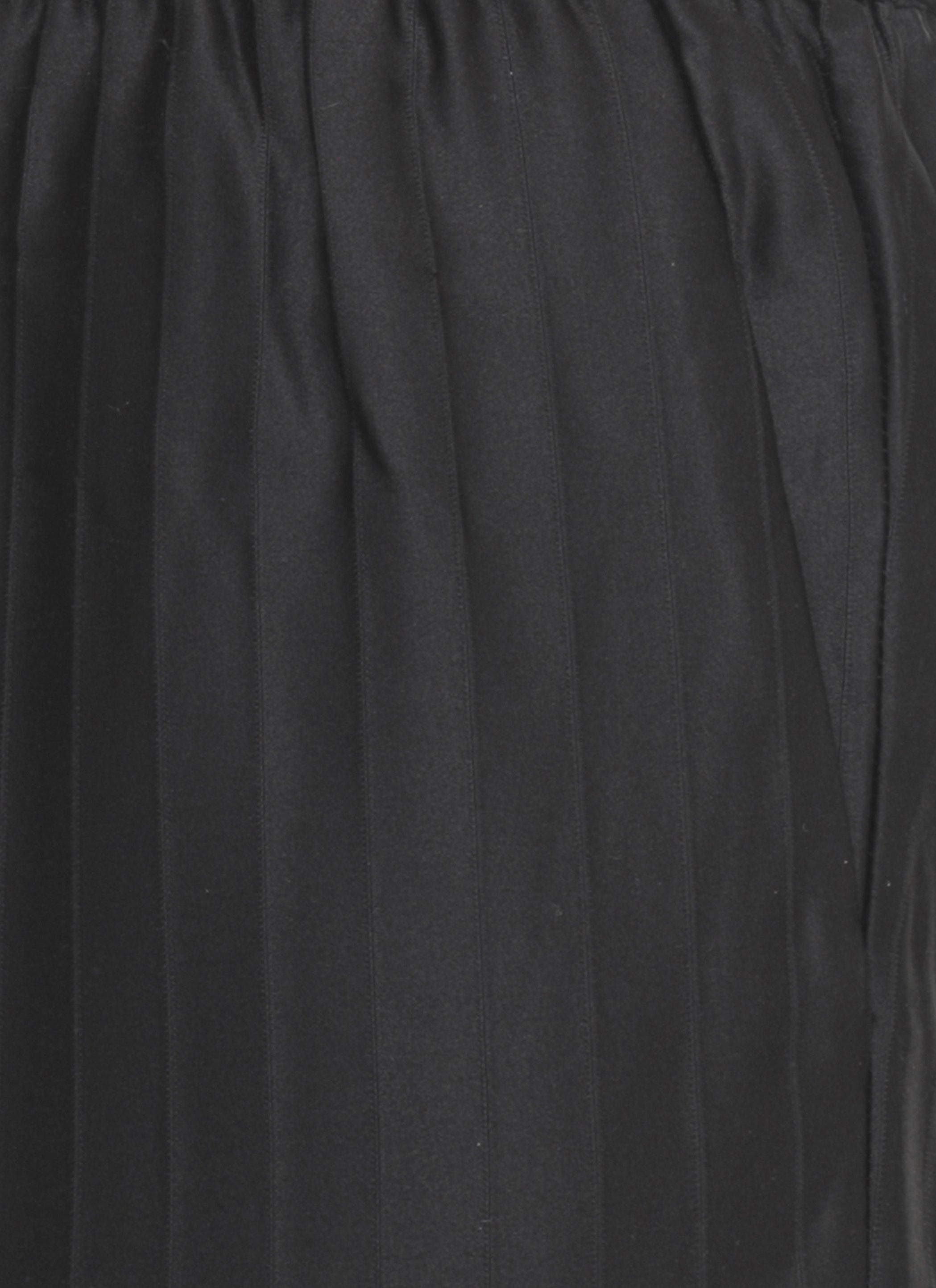 LOULOU DE SAISON Trousers Black Viscose Silk