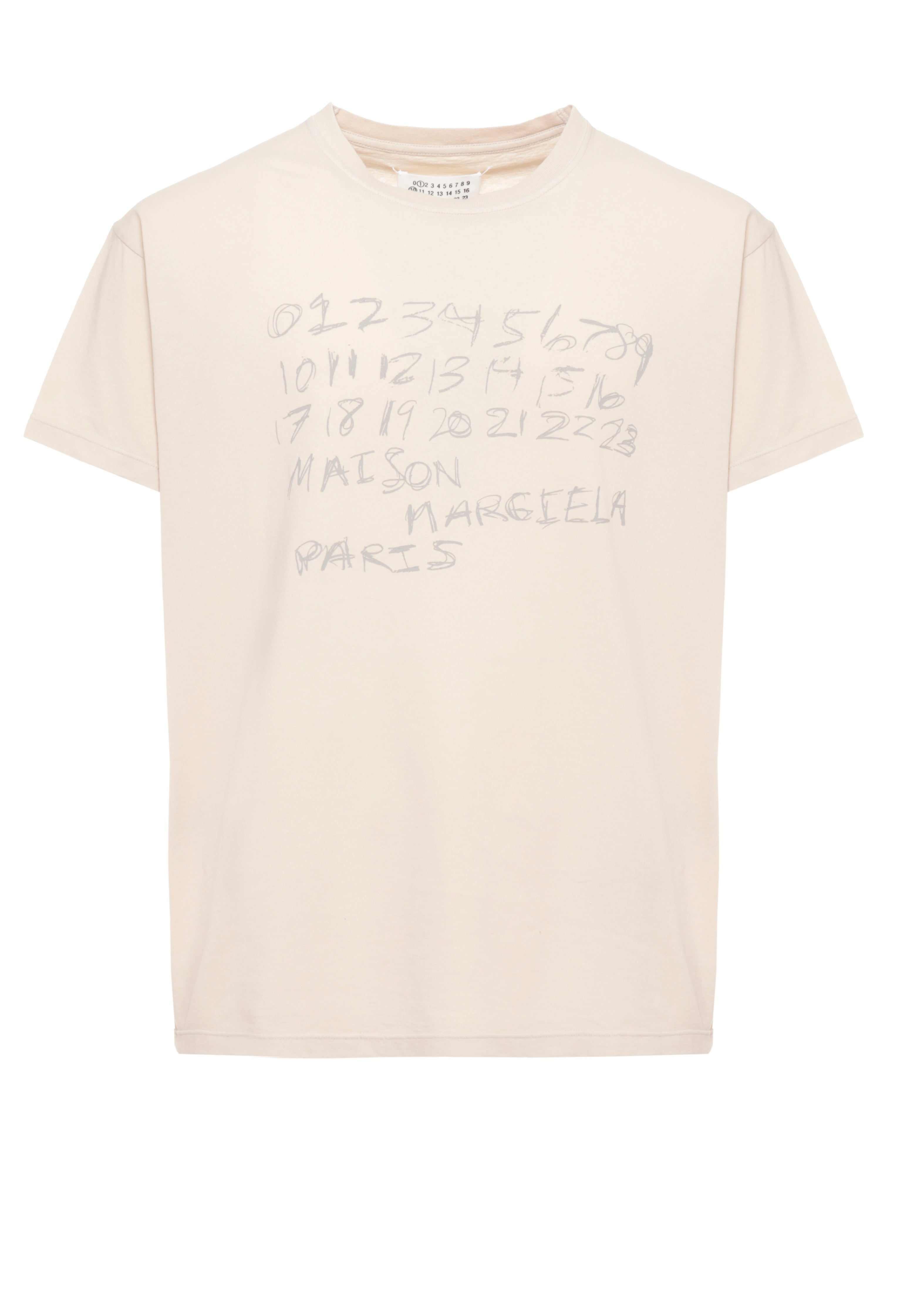 Maison Margiela T-shirts and Polos Beige Cotton