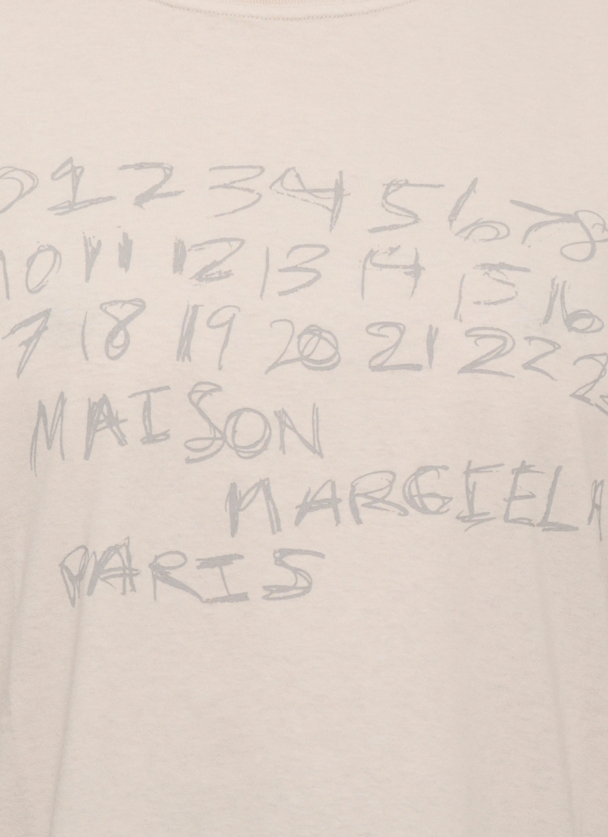 Maison Margiela T-shirts and Polos Beige Cotton