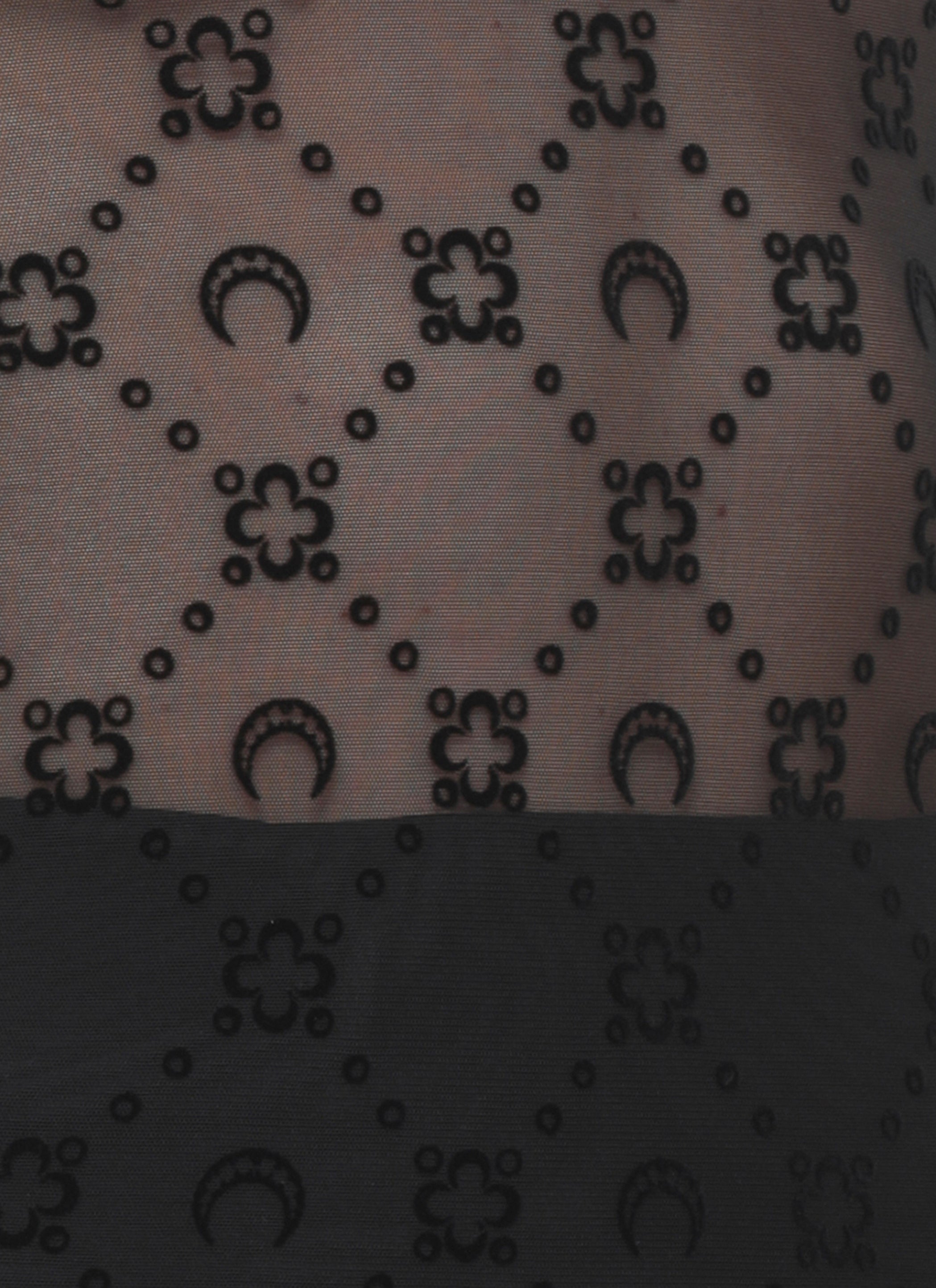 MARINE SERRE T-shirts and Polos Black Polyamide Elastane