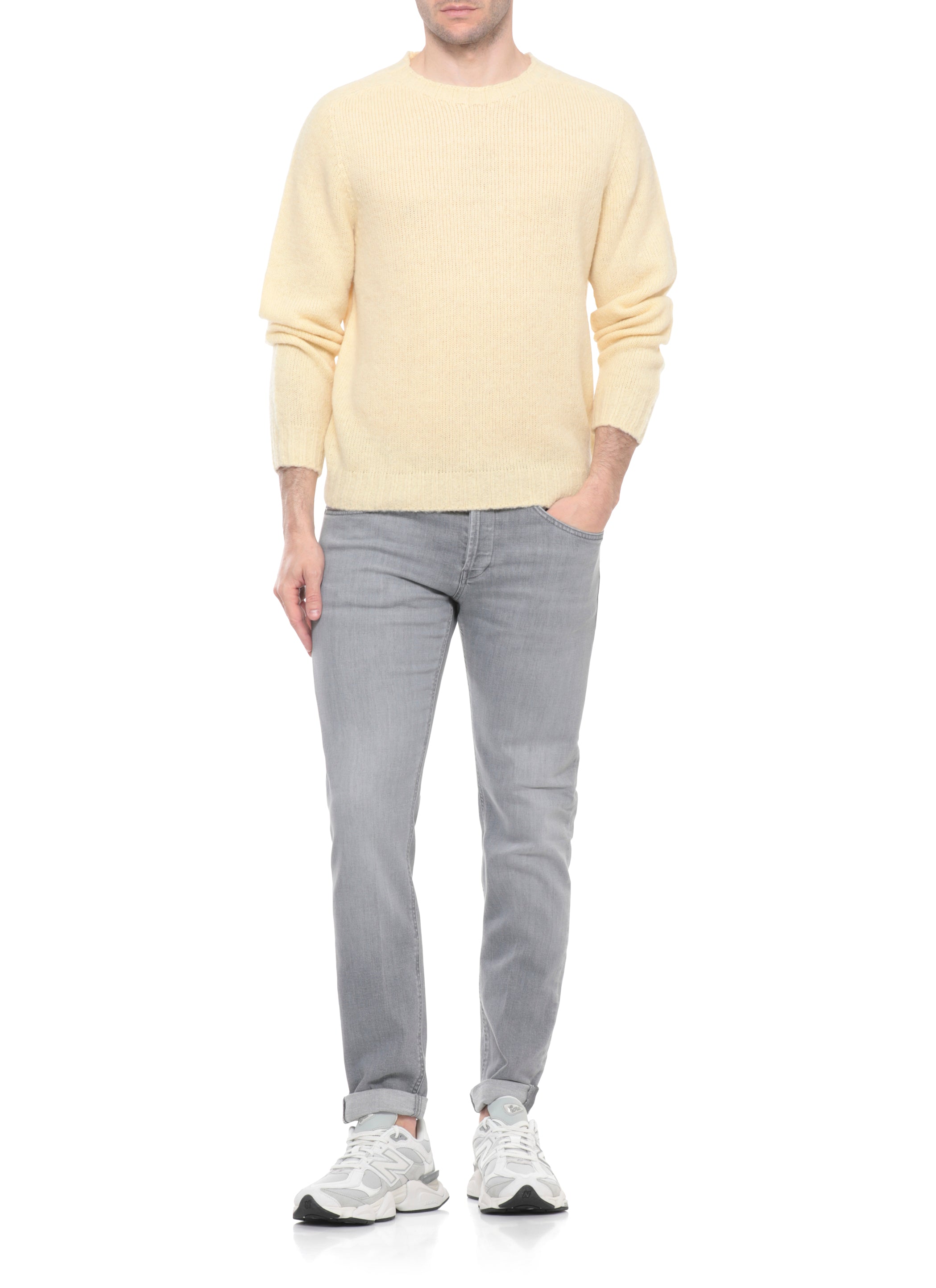 Dondup Jeans Grey Cotton Elastane
