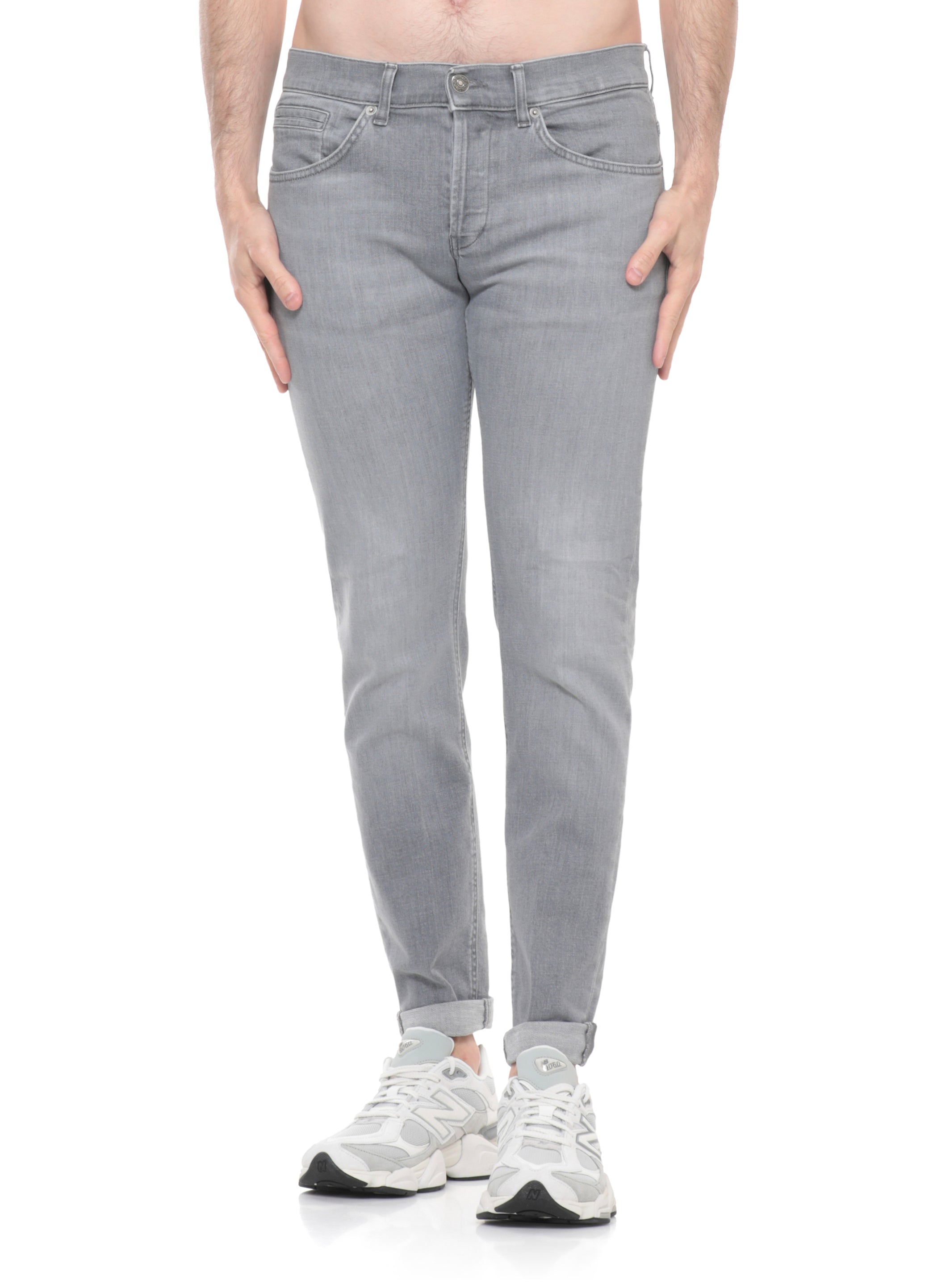 Dondup Jeans Grey Cotton Elastane