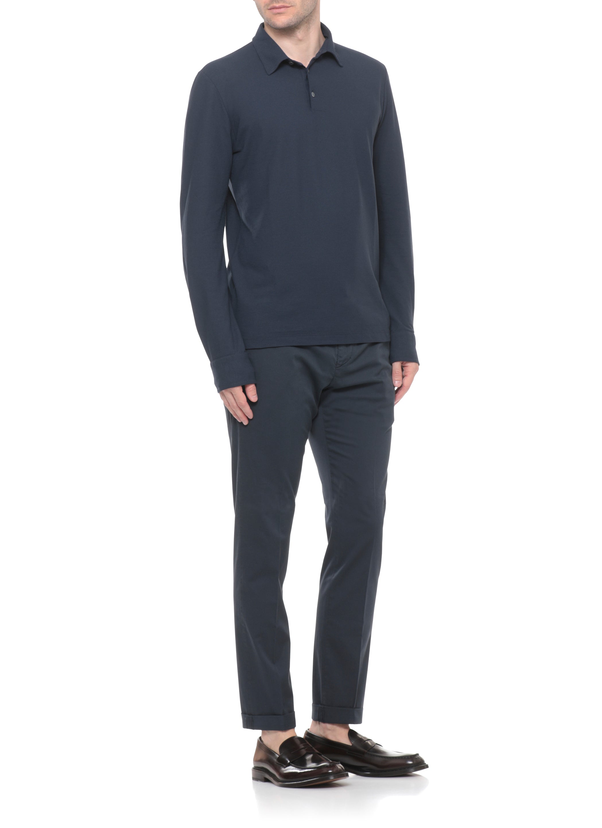 Zanone T-shirts and Polos Blue Cotton