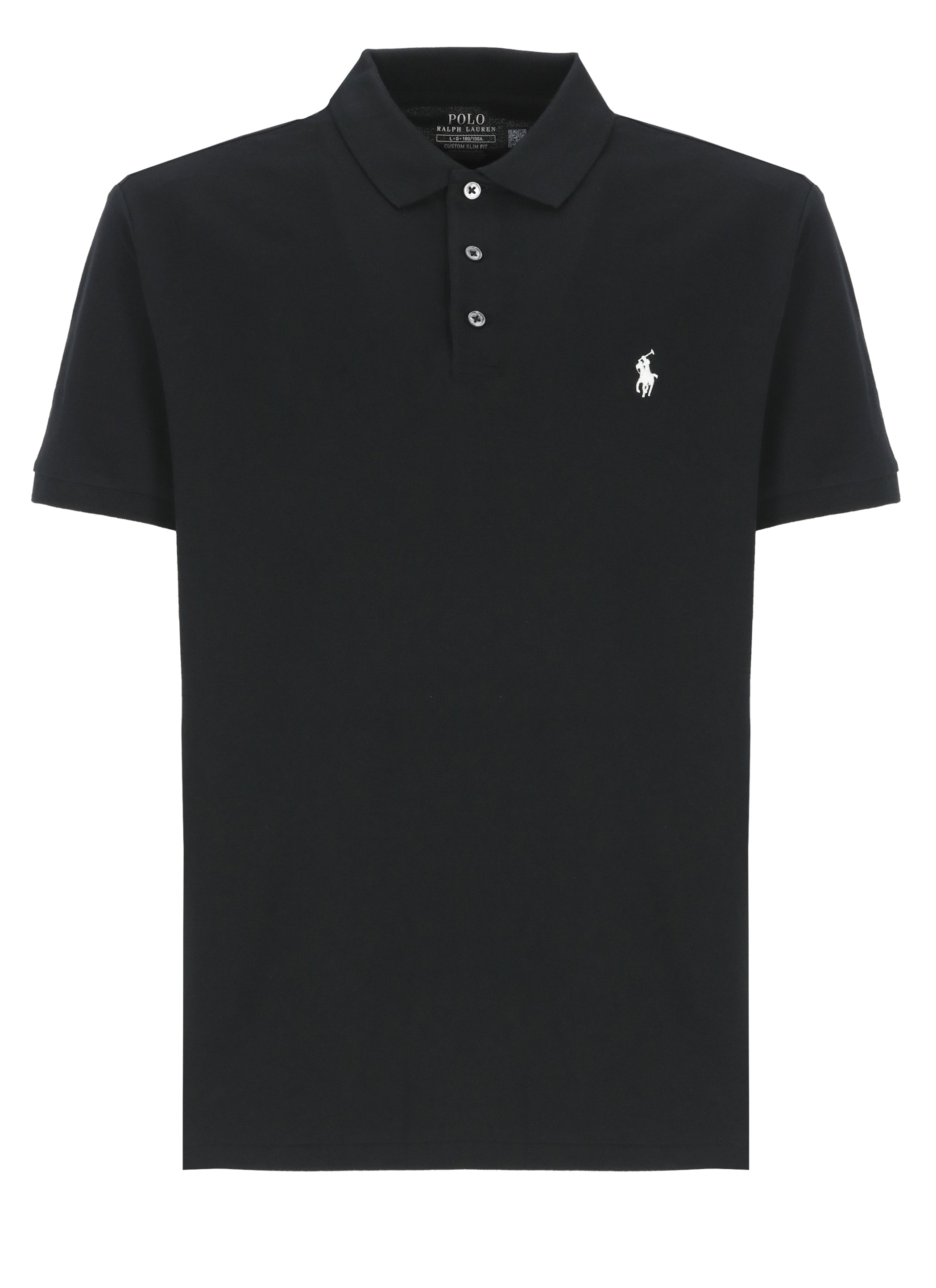 Ralph Lauren T-shirts and Polos Black Cotton Elastane