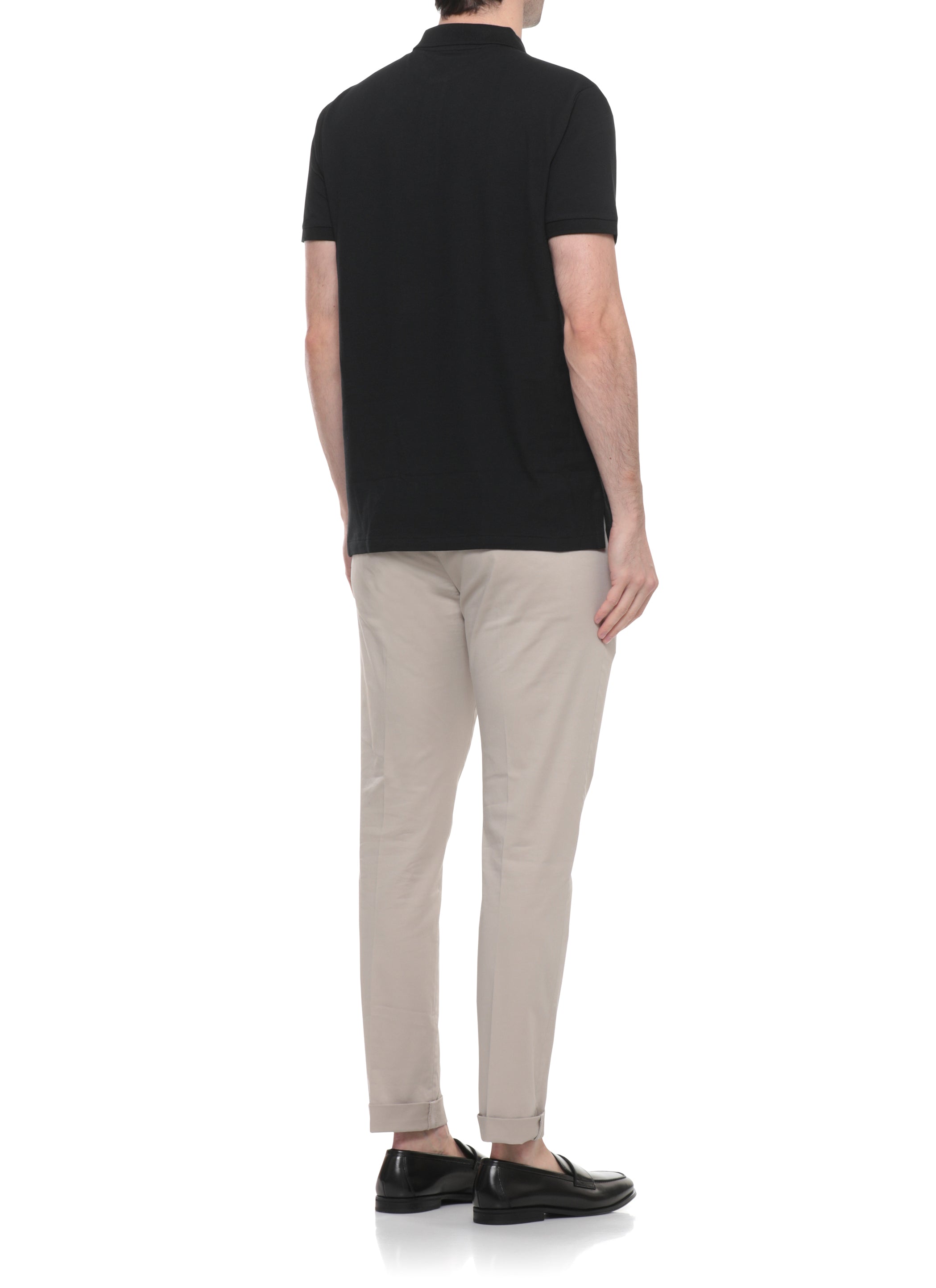 Ralph Lauren T-shirts and Polos Black Cotton Elastane
