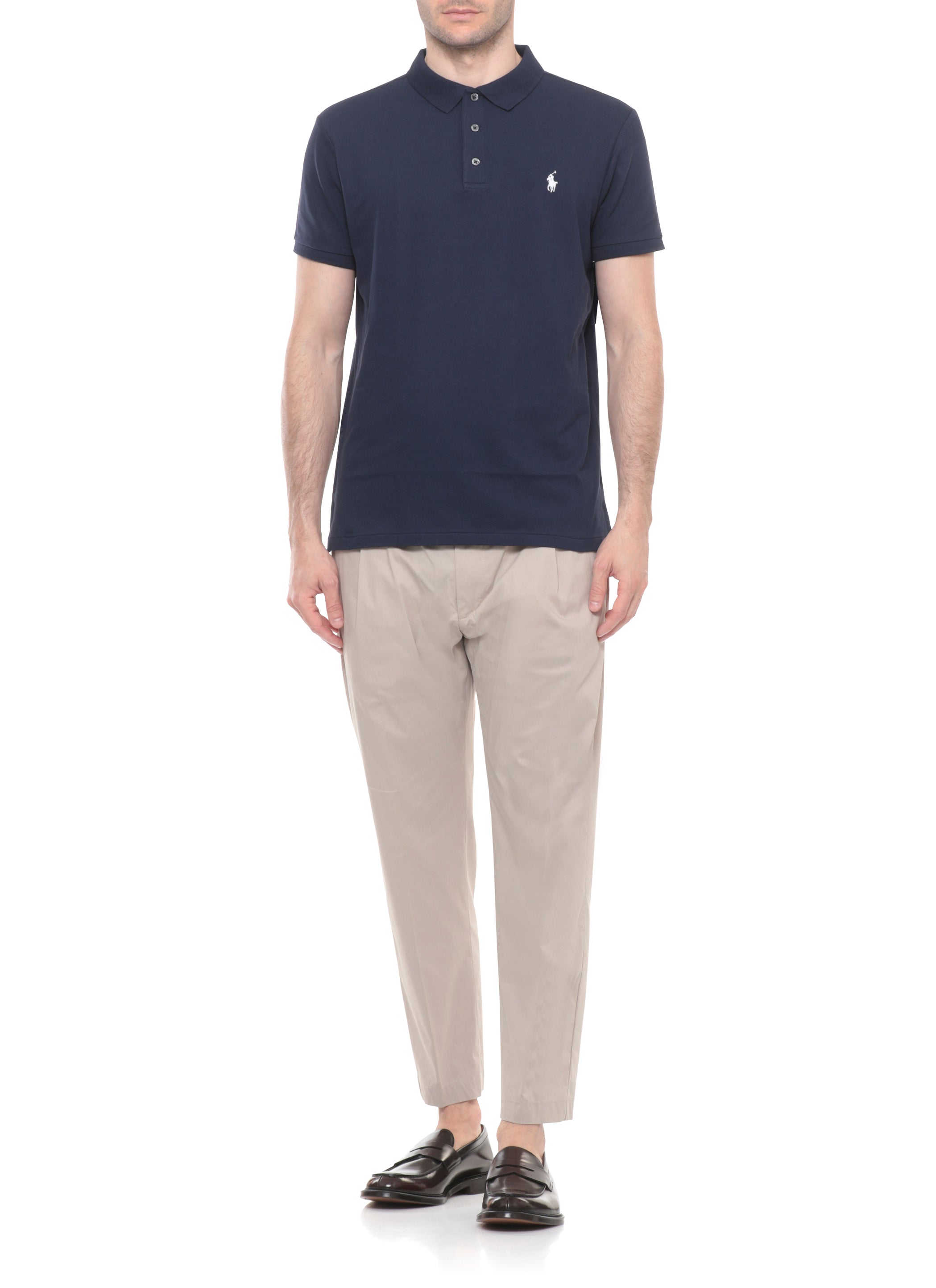 Ralph Lauren T-shirts and Polos Blue Cotone Elastan