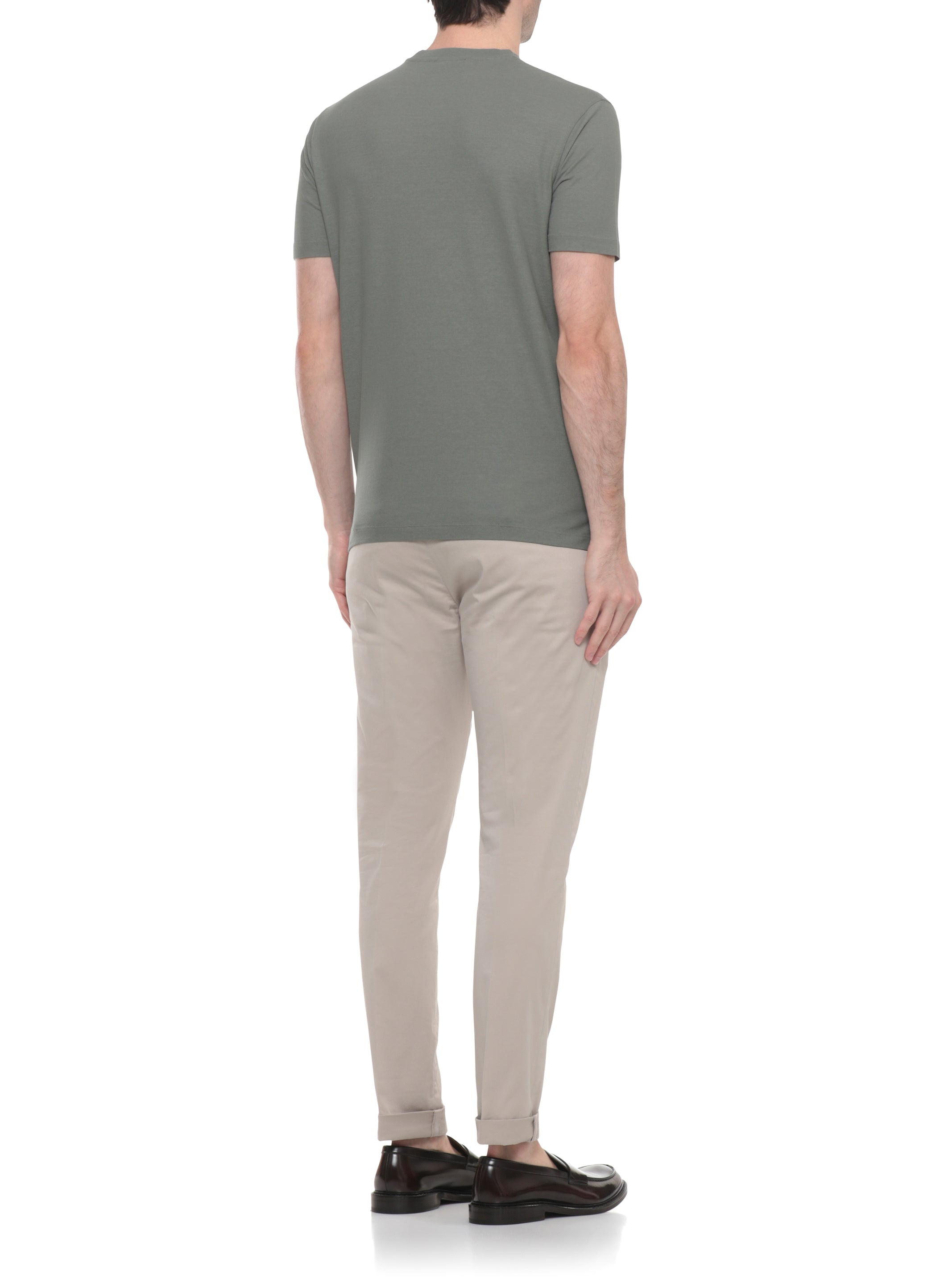 Zanone T-shirts and Polos Green Cotton