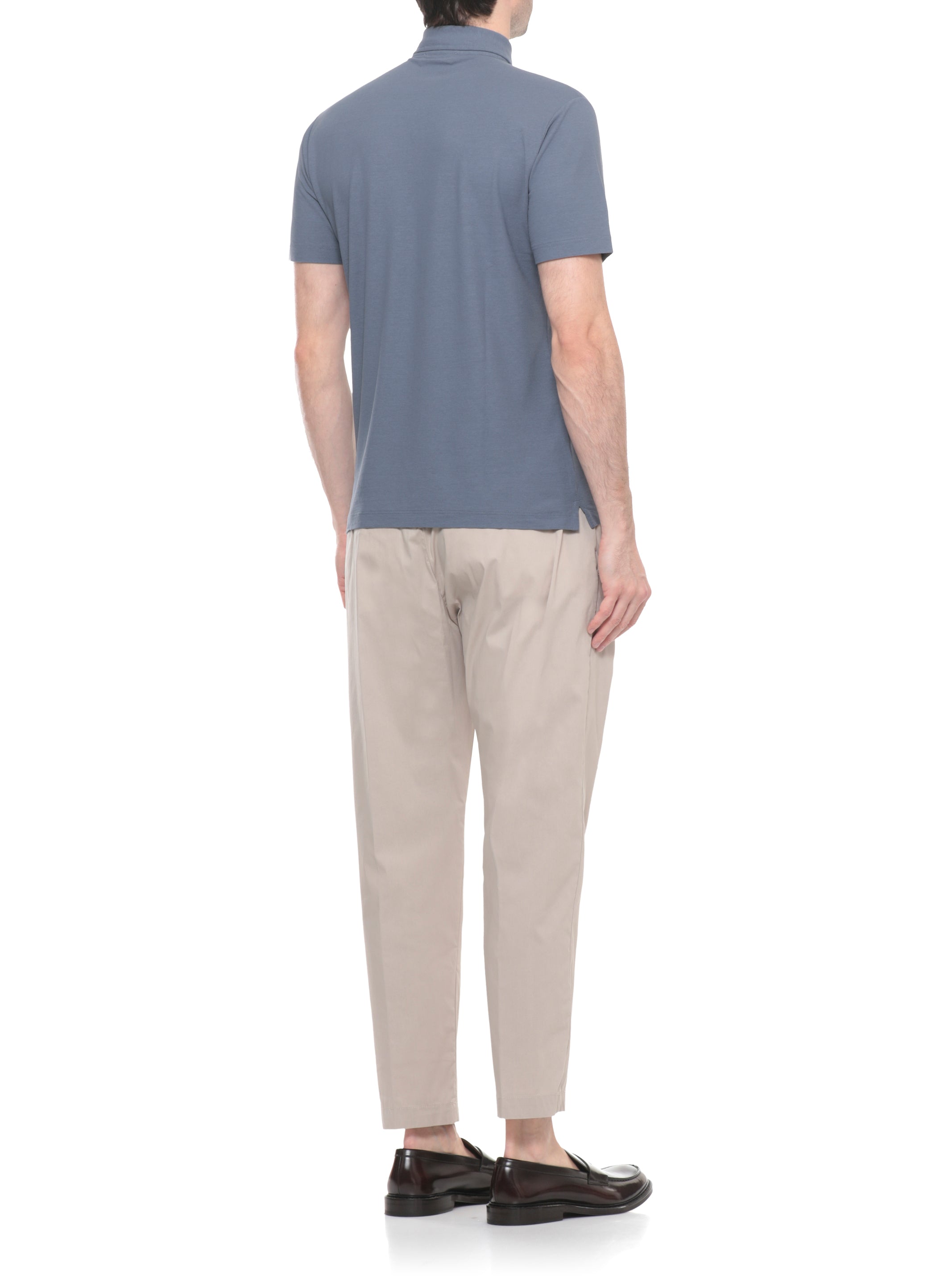 Zanone T-shirts and Polos Blue Cotton