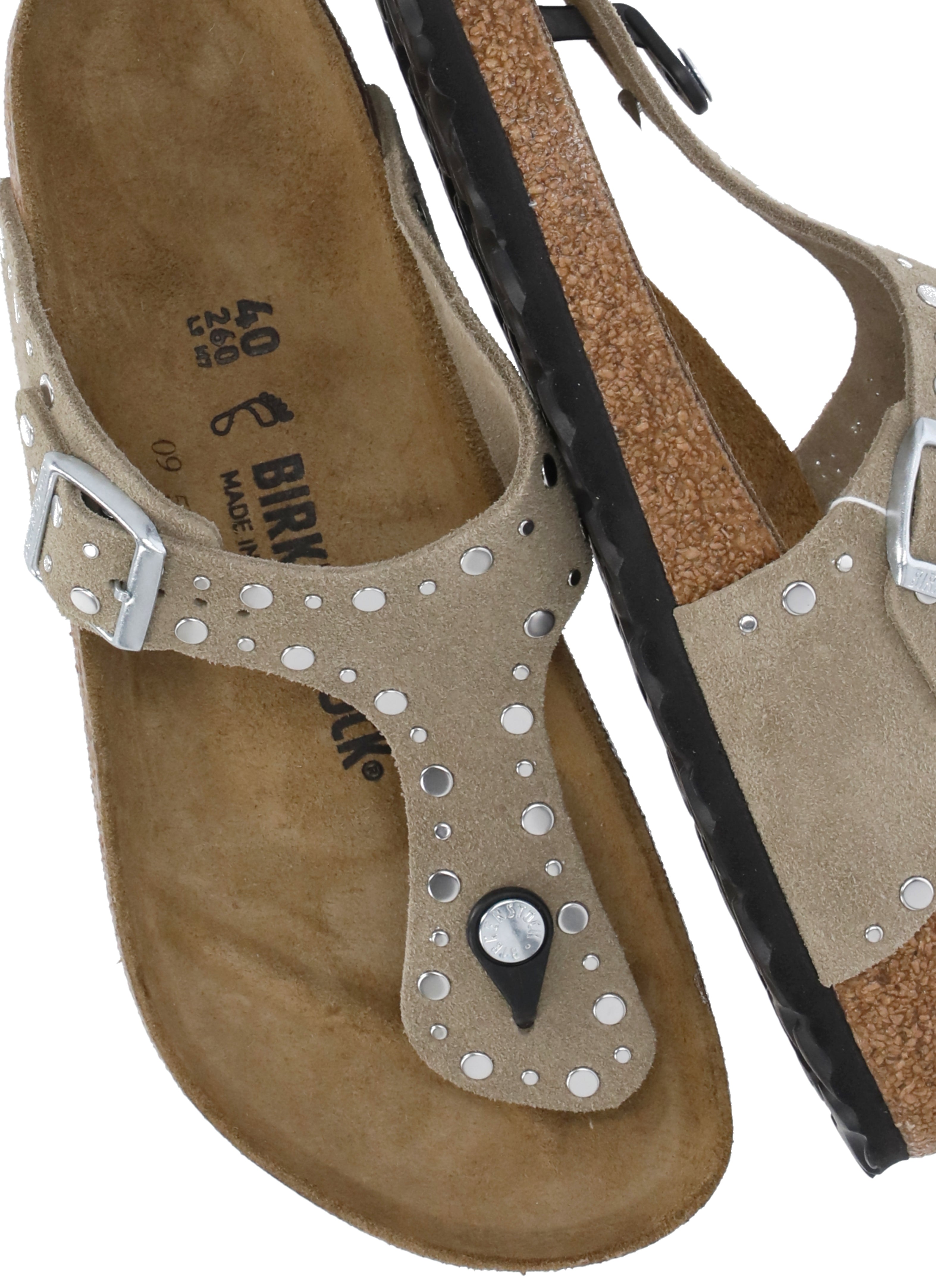 Birkenstock Sandals Beige Cowhide Sole: Eva