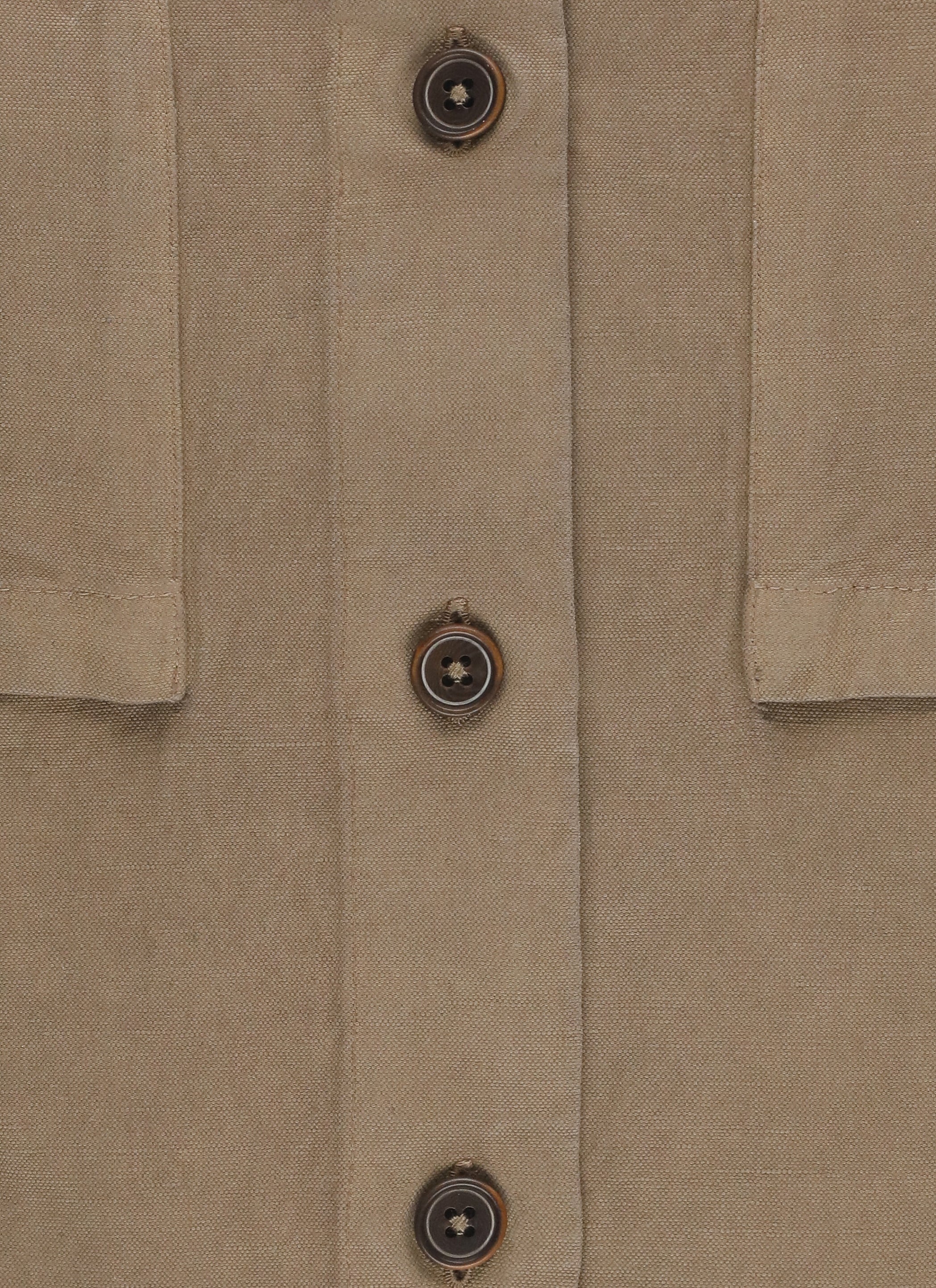 Fay Shirts Brown Linen Cotton