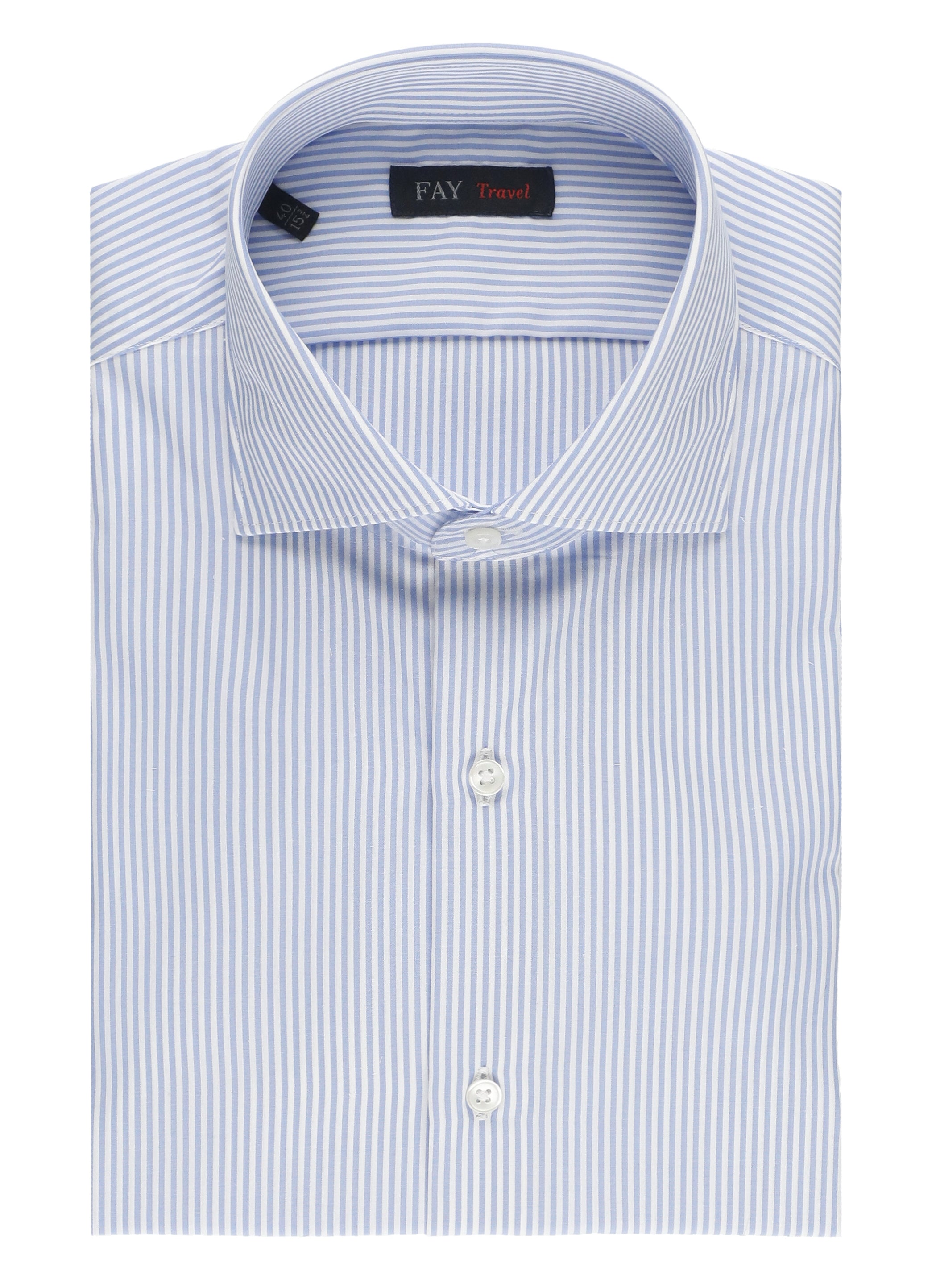 Fay Shirts Blue Cotton