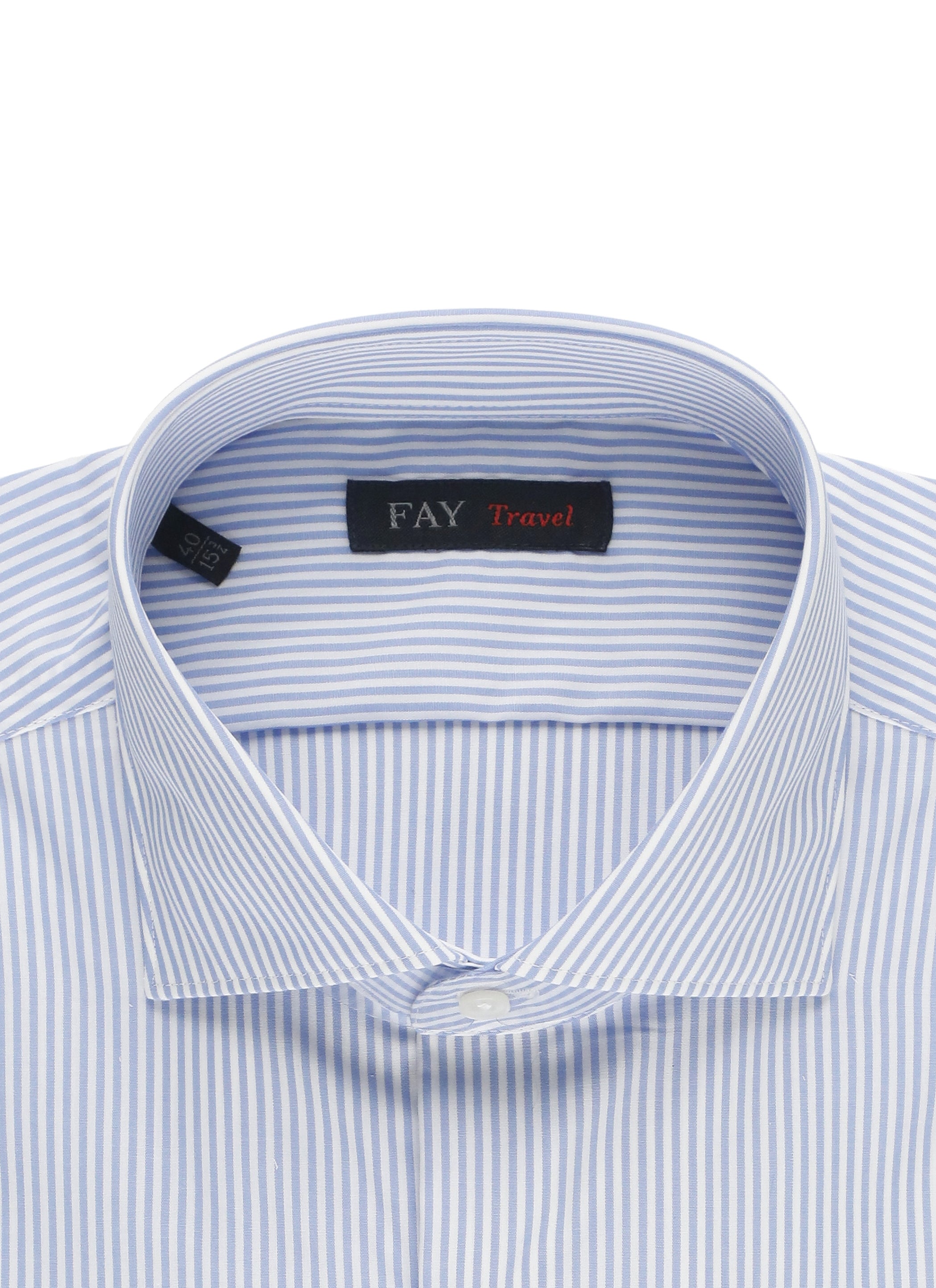 Fay Shirts Blue Cotton