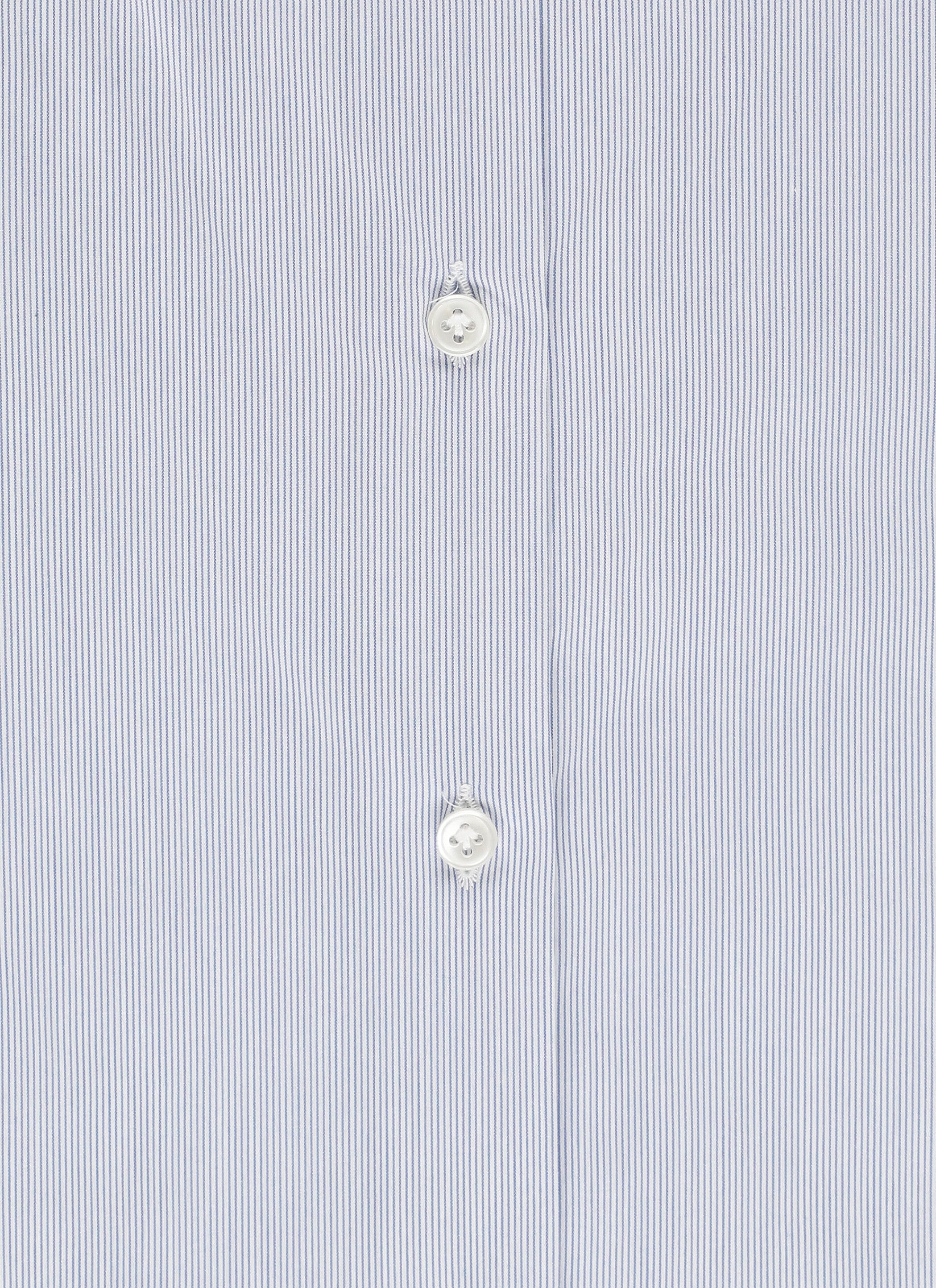 Fay Shirts Blue Cotton Polyamide Elastane